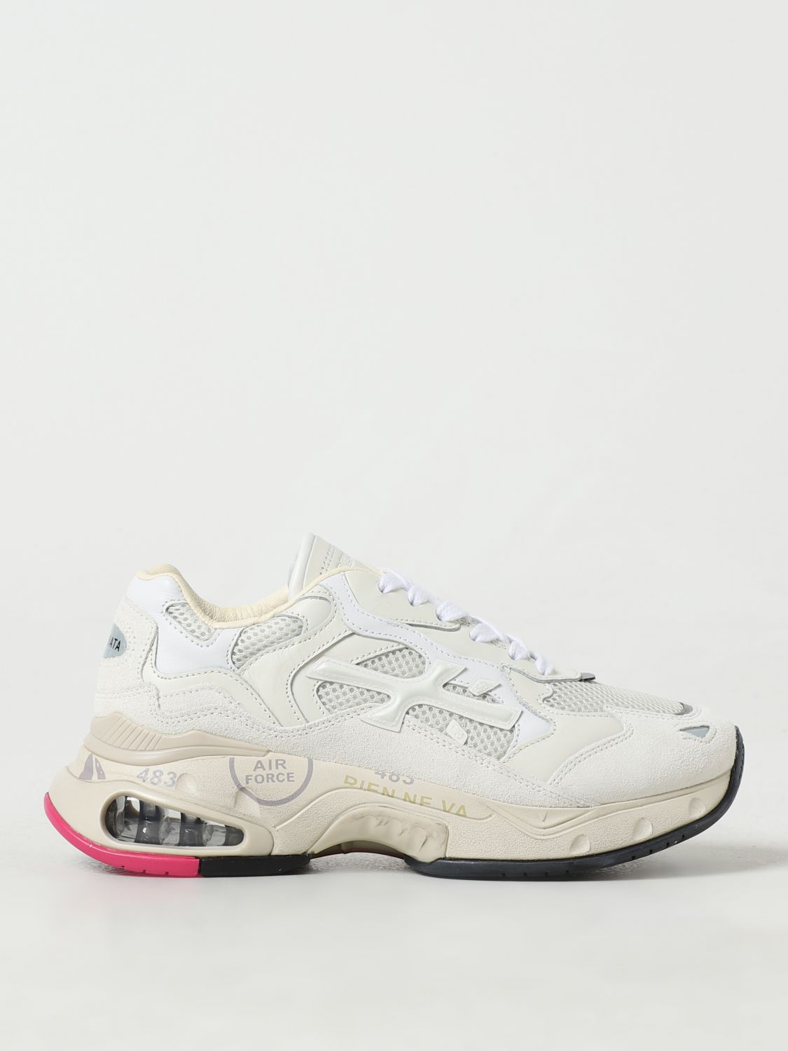 Shop Premiata Sneakers  Woman Color White