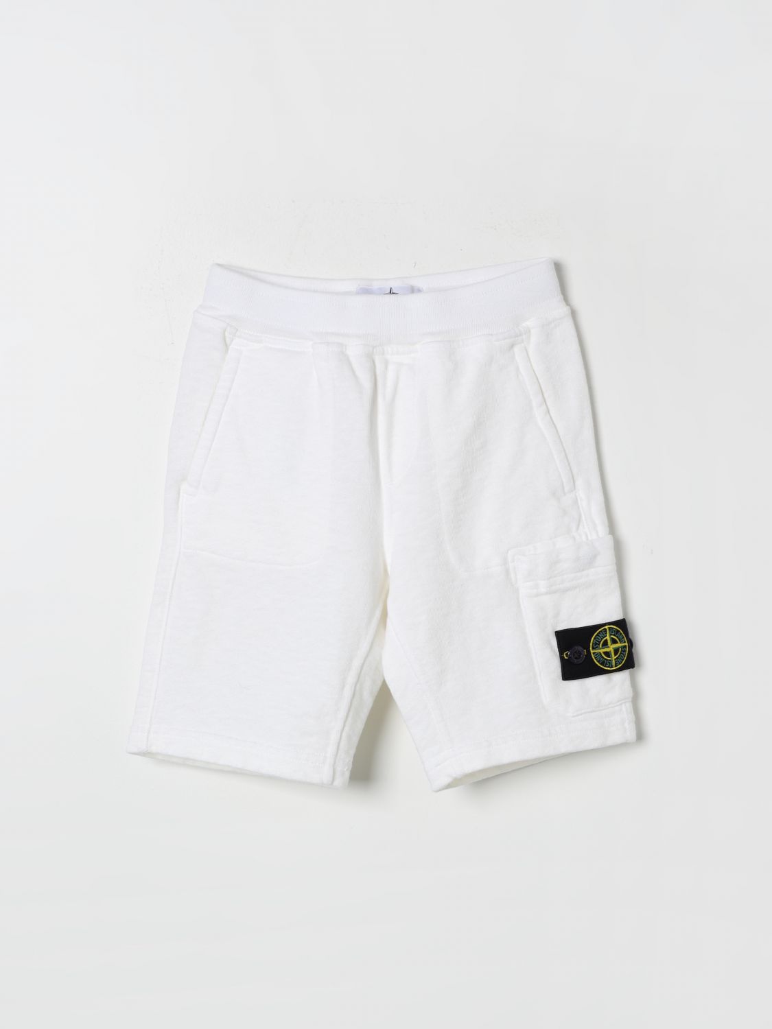 Stone Island Junior Shorts Kids Color White In Weiss