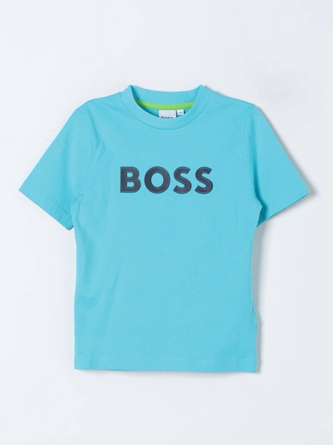 Shop Bosswear T-shirt Boss Kidswear Kids Color Turquoise