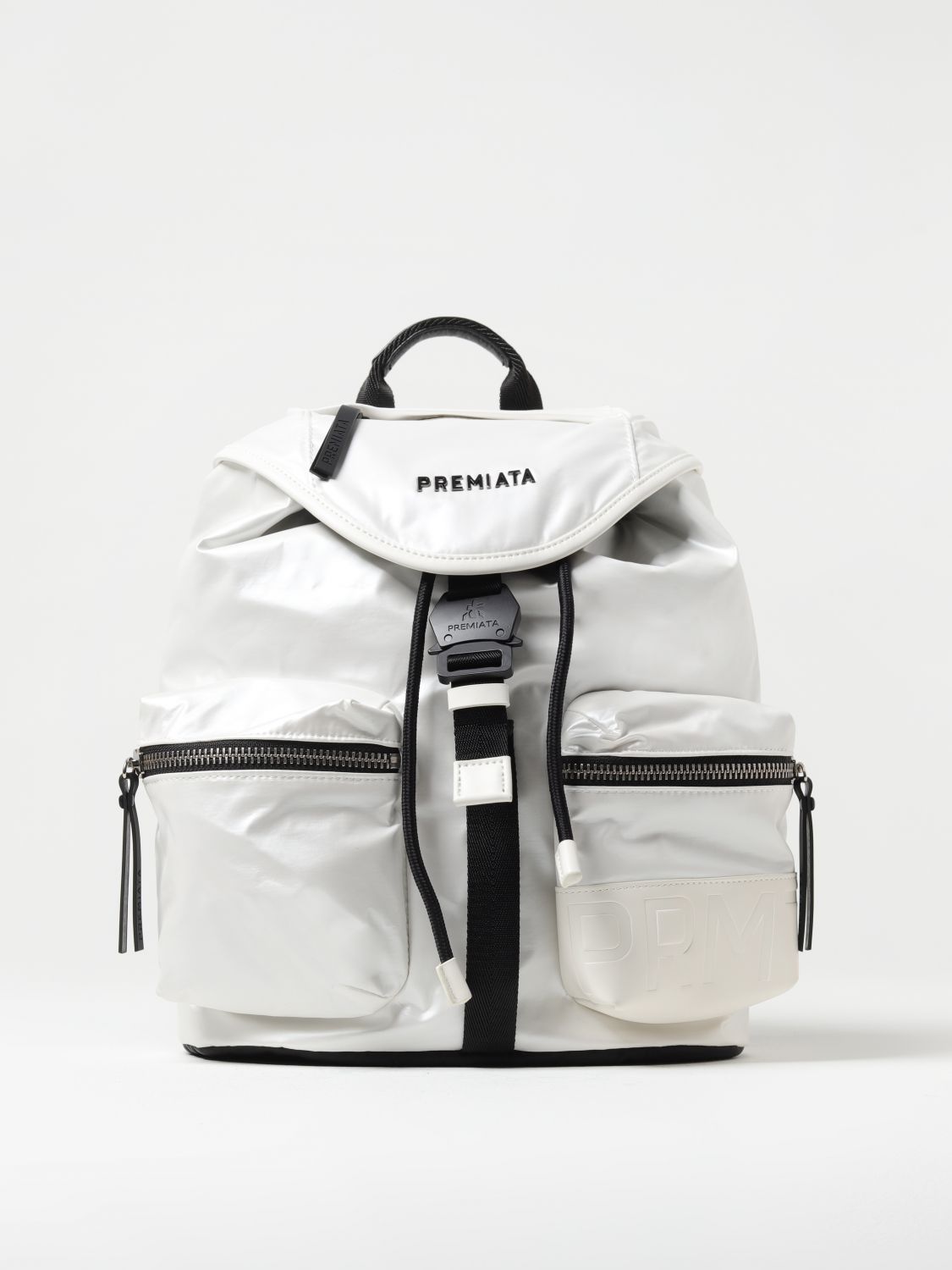 Shop Premiata Backpack  Woman Color White