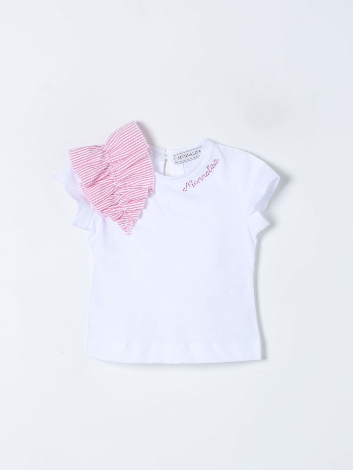 Shop Monnalisa T-shirt  Kids Color White