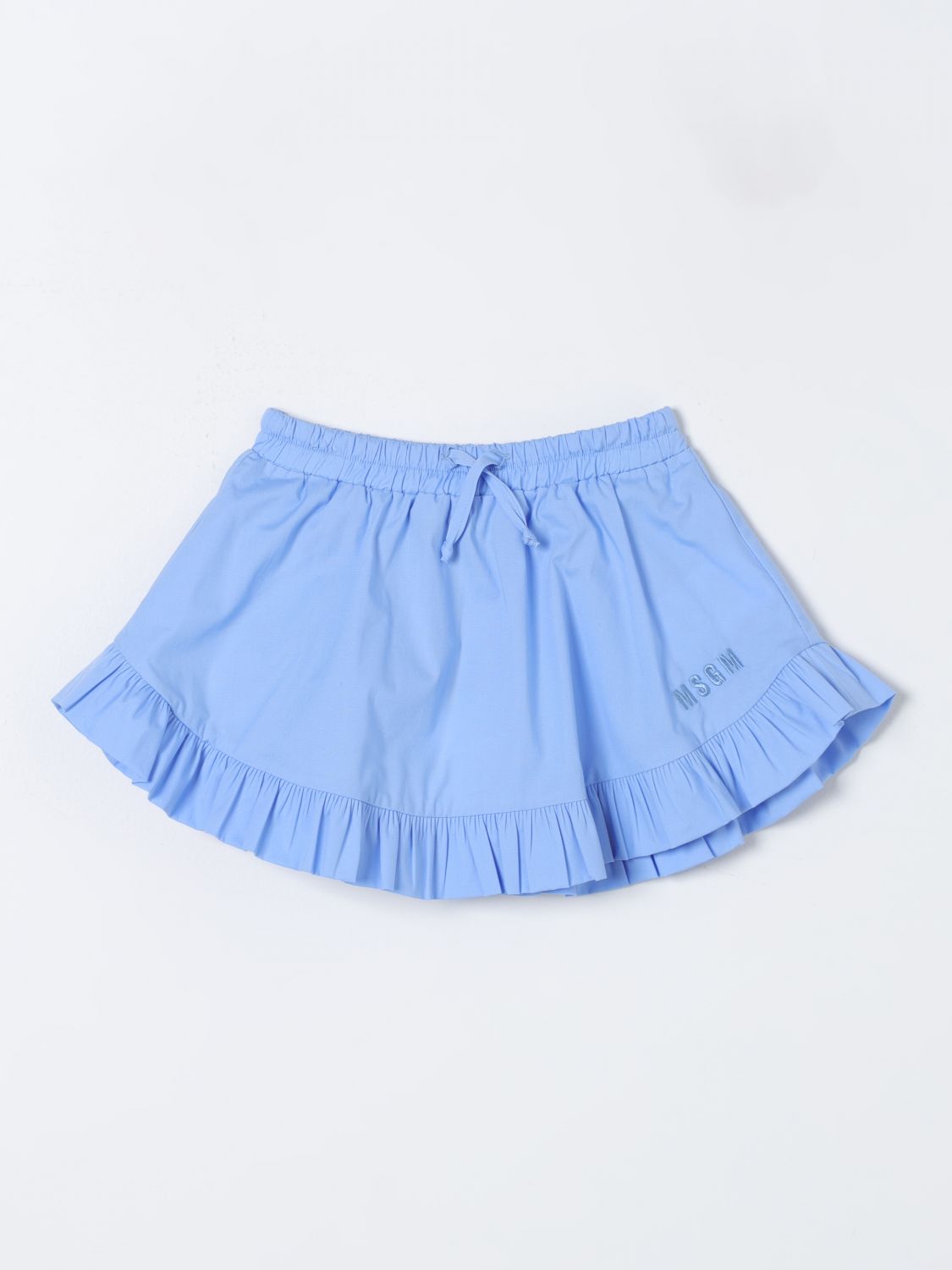 Msgm Skirt  Kids Kids Color Blue