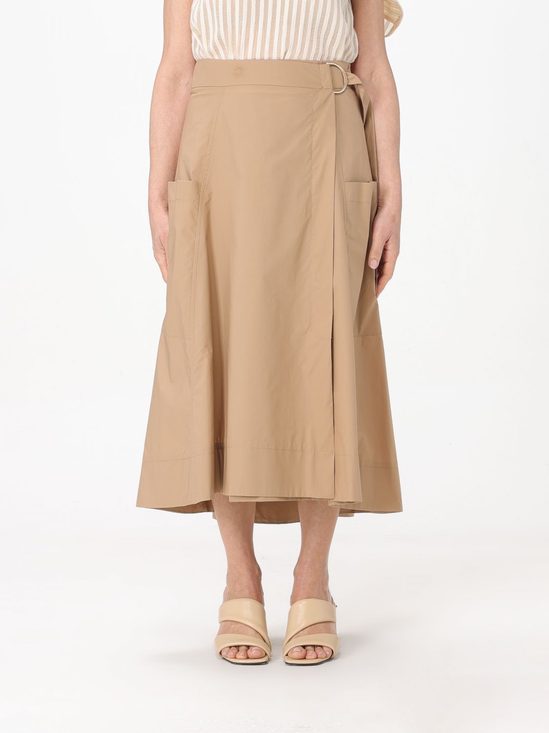 Kaos Skirt  Woman Color Sand