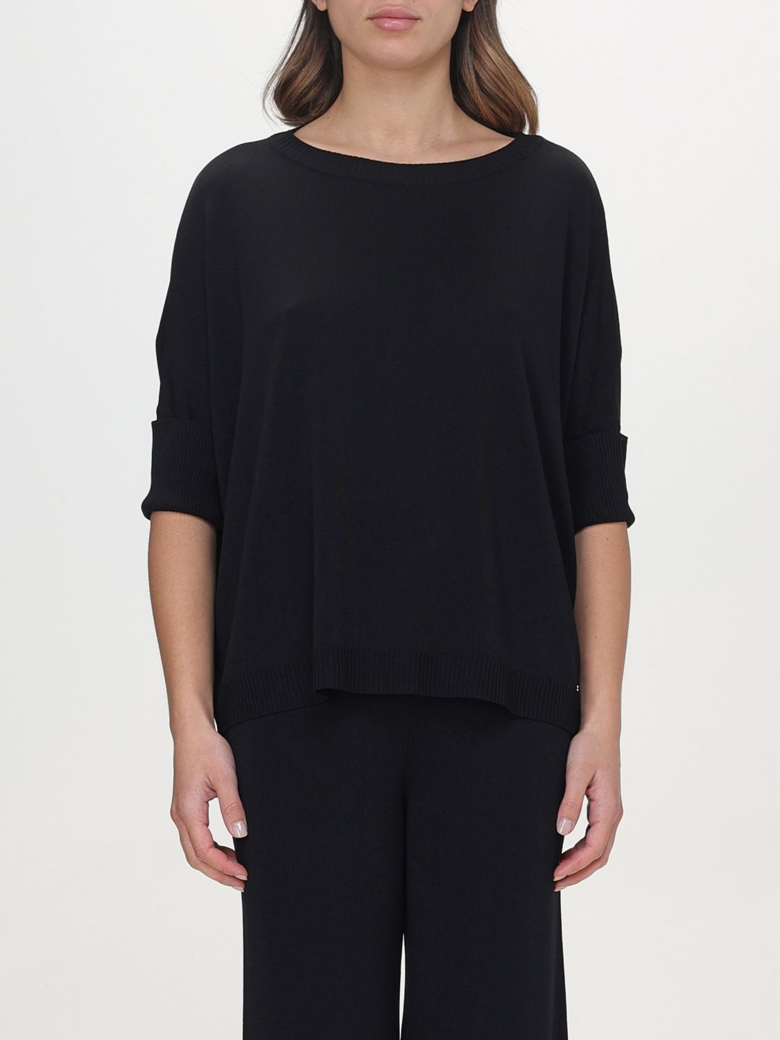 Kaos Sweatshirt  Woman Colour Black