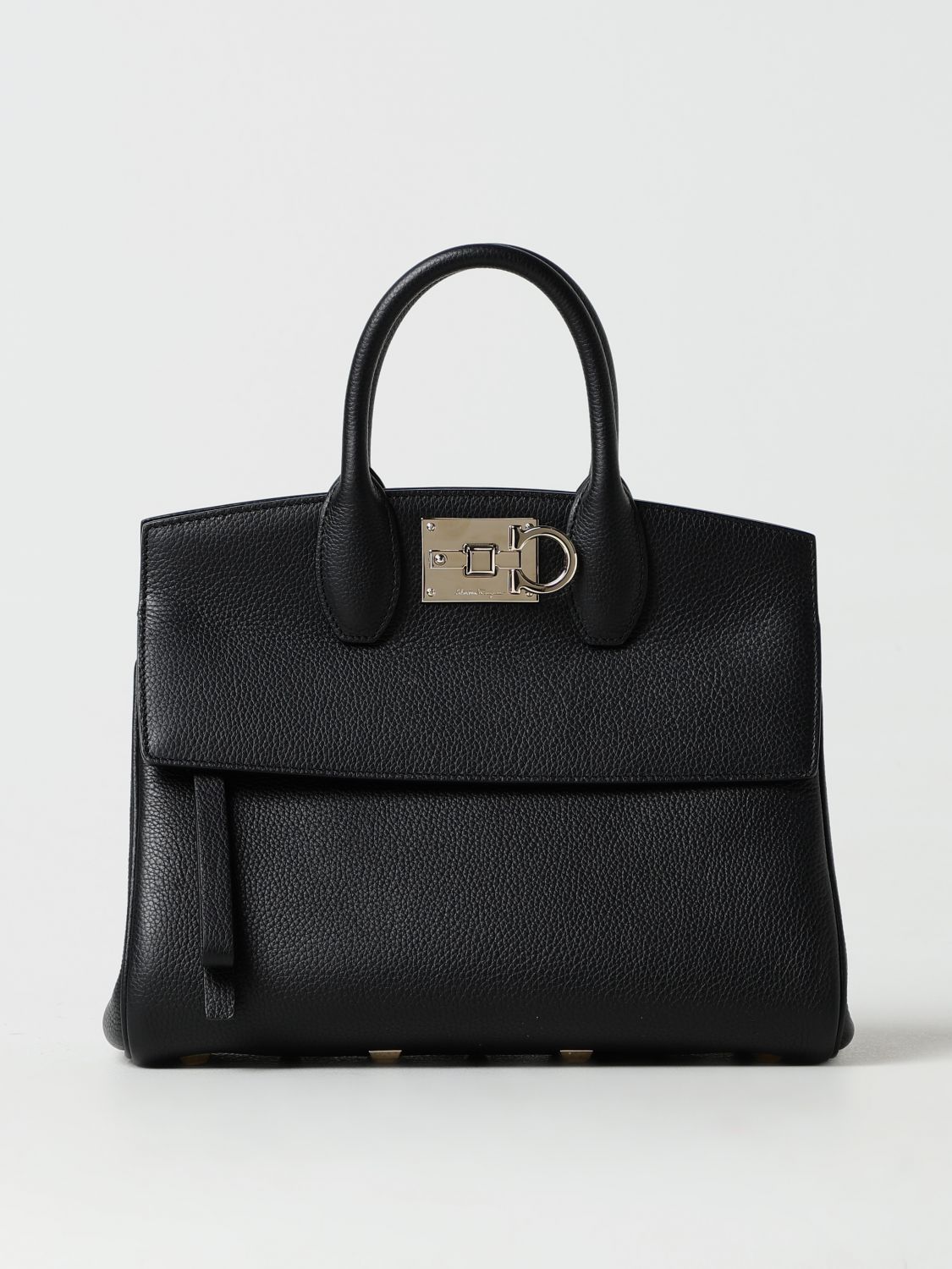 Shop Ferragamo Handbag  Woman Color Black