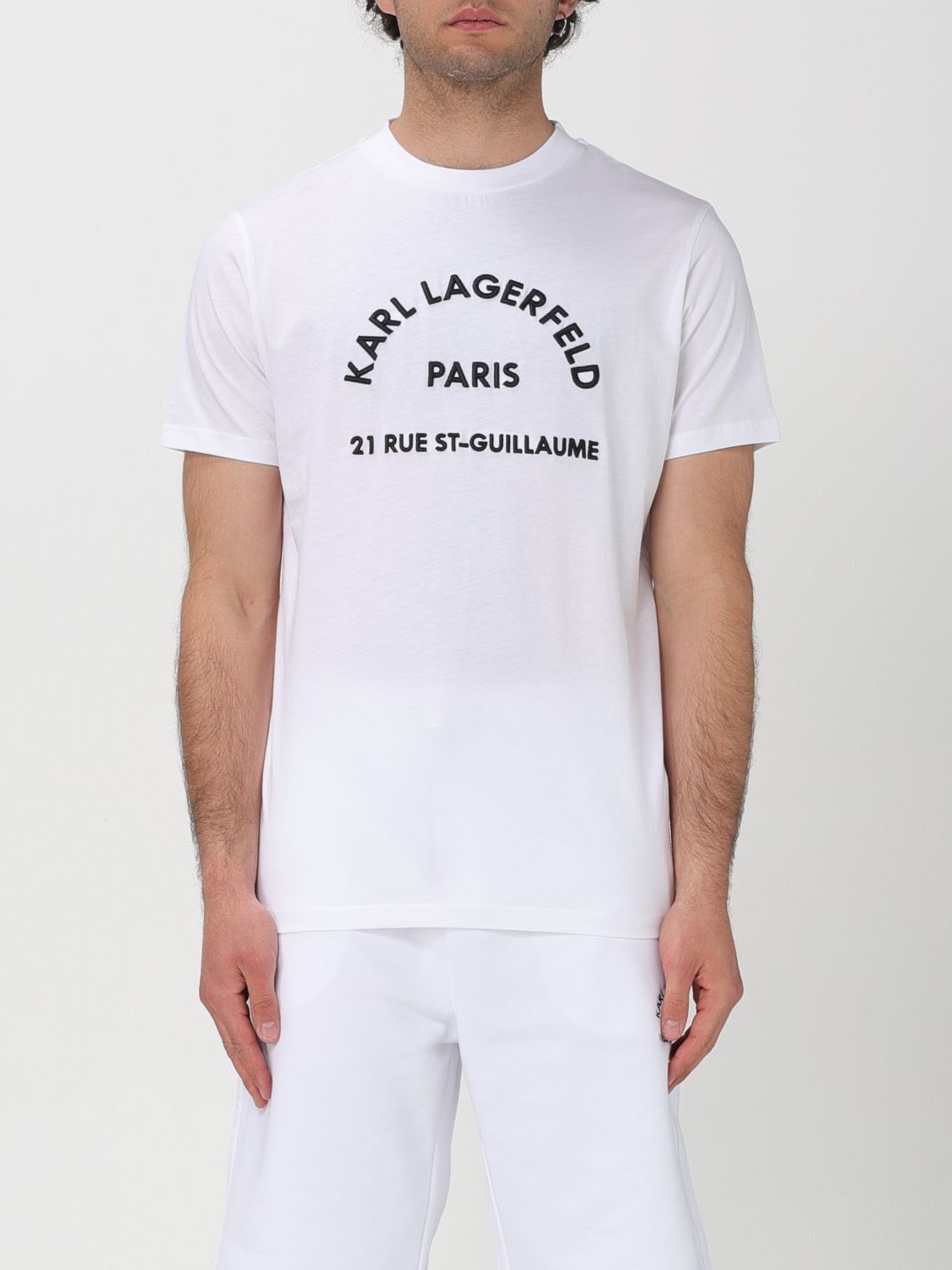 Karl Lagerfeld T-shirt  Men Colour White In 白色