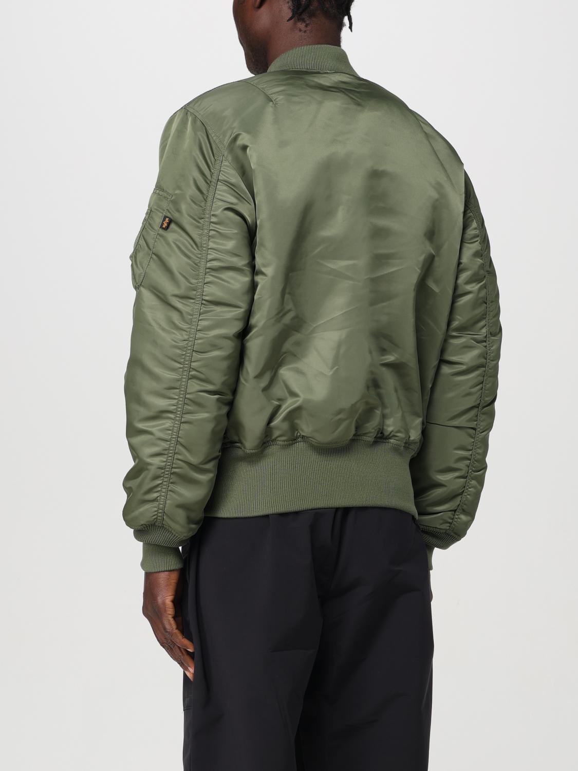 Giacca Alpha Industries Modello Ma-1 Zh Back Emb Colore Blu ALPHA - Foto 7