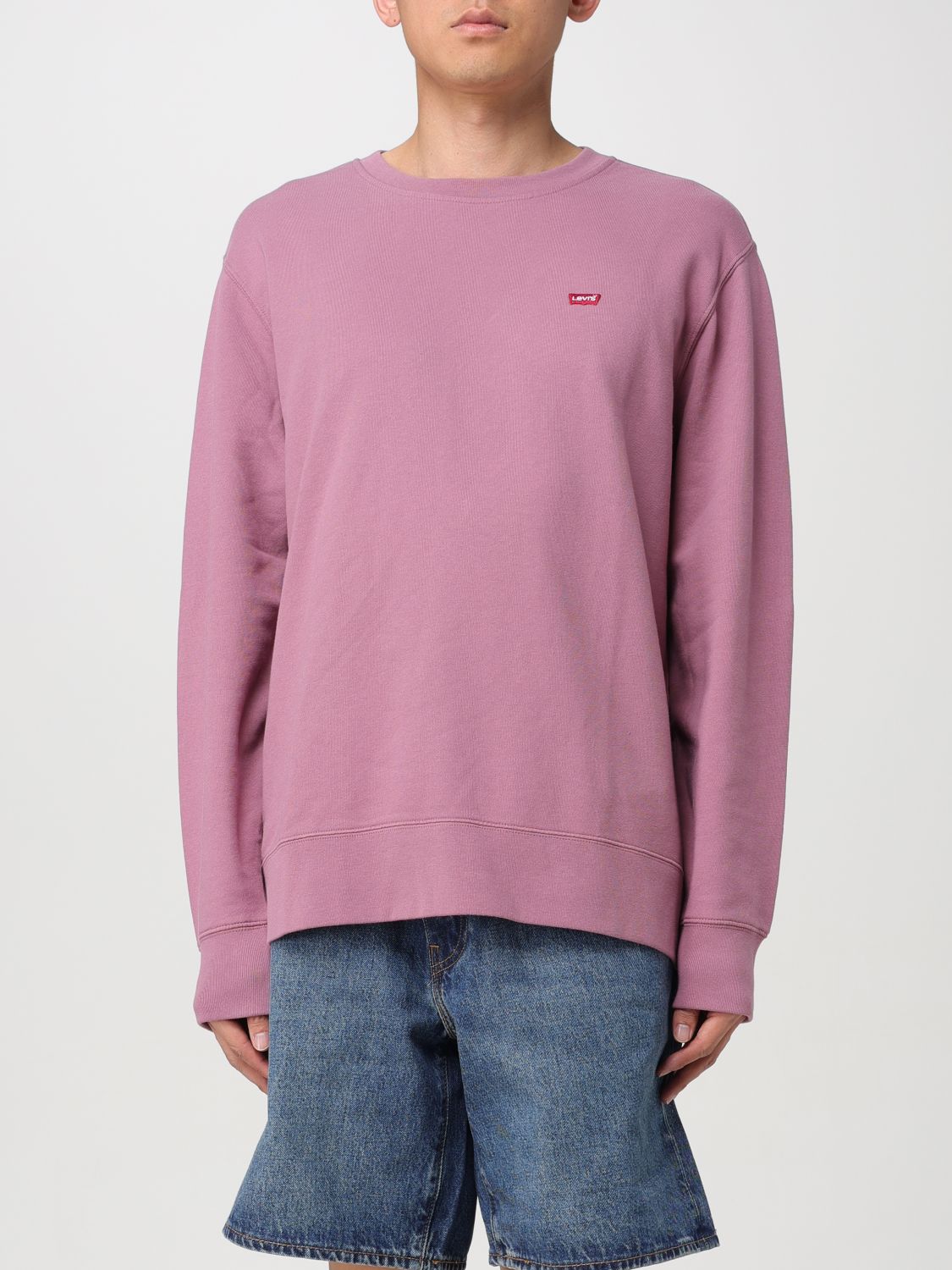 Levi's Sweatshirt  Men Color Lilac In Pink