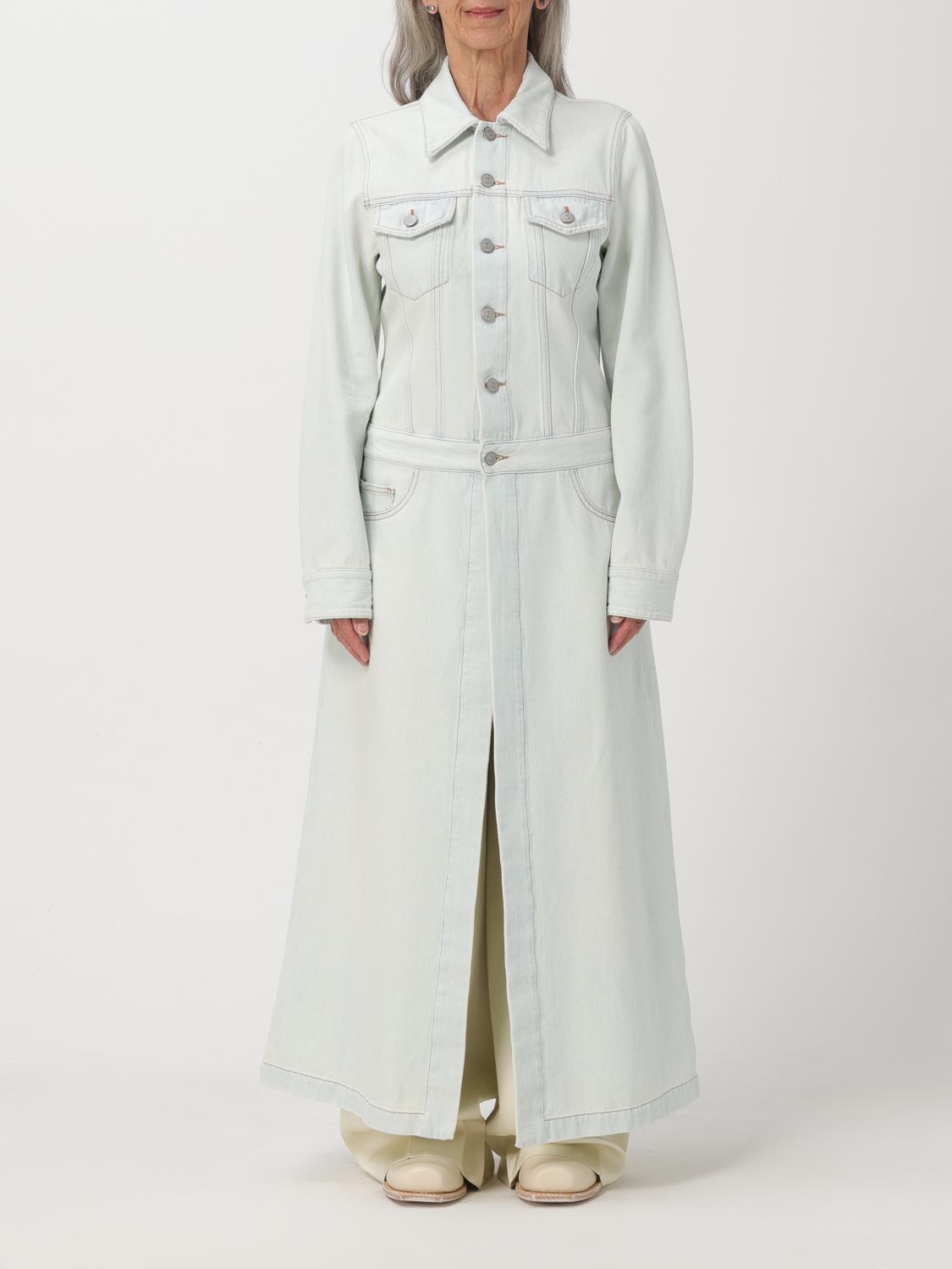 Mm6 Maison Margiela Lightweight Denim Coat In Blue