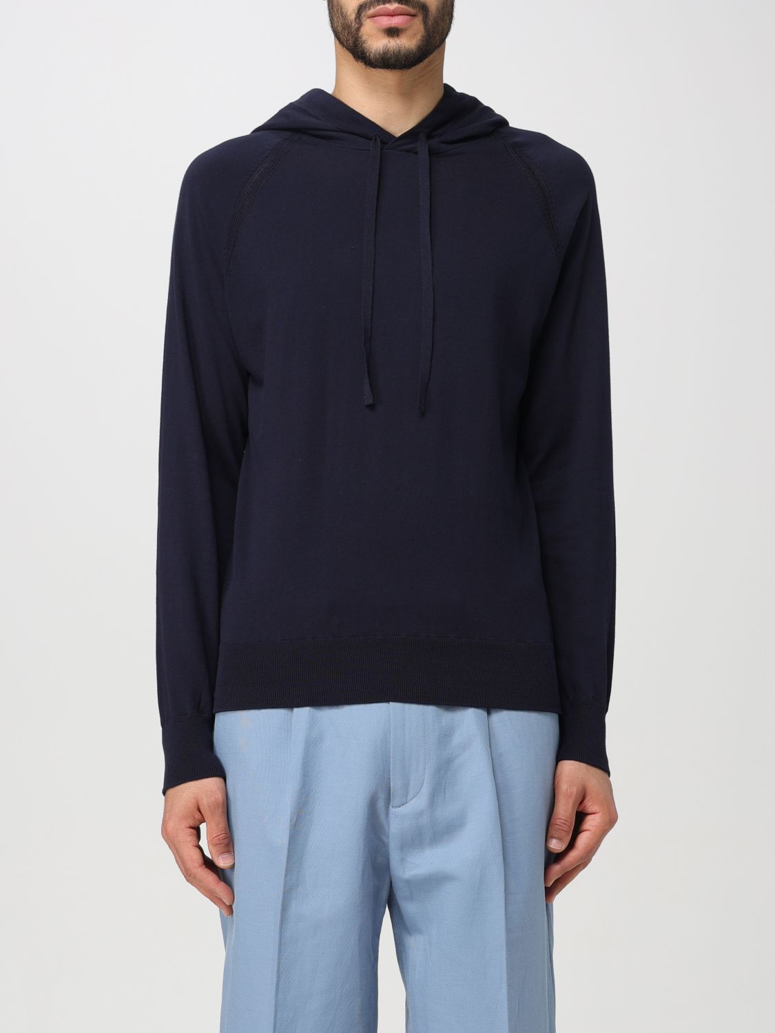 Shop Paolo Pecora Sweatshirt  Men Color Blue