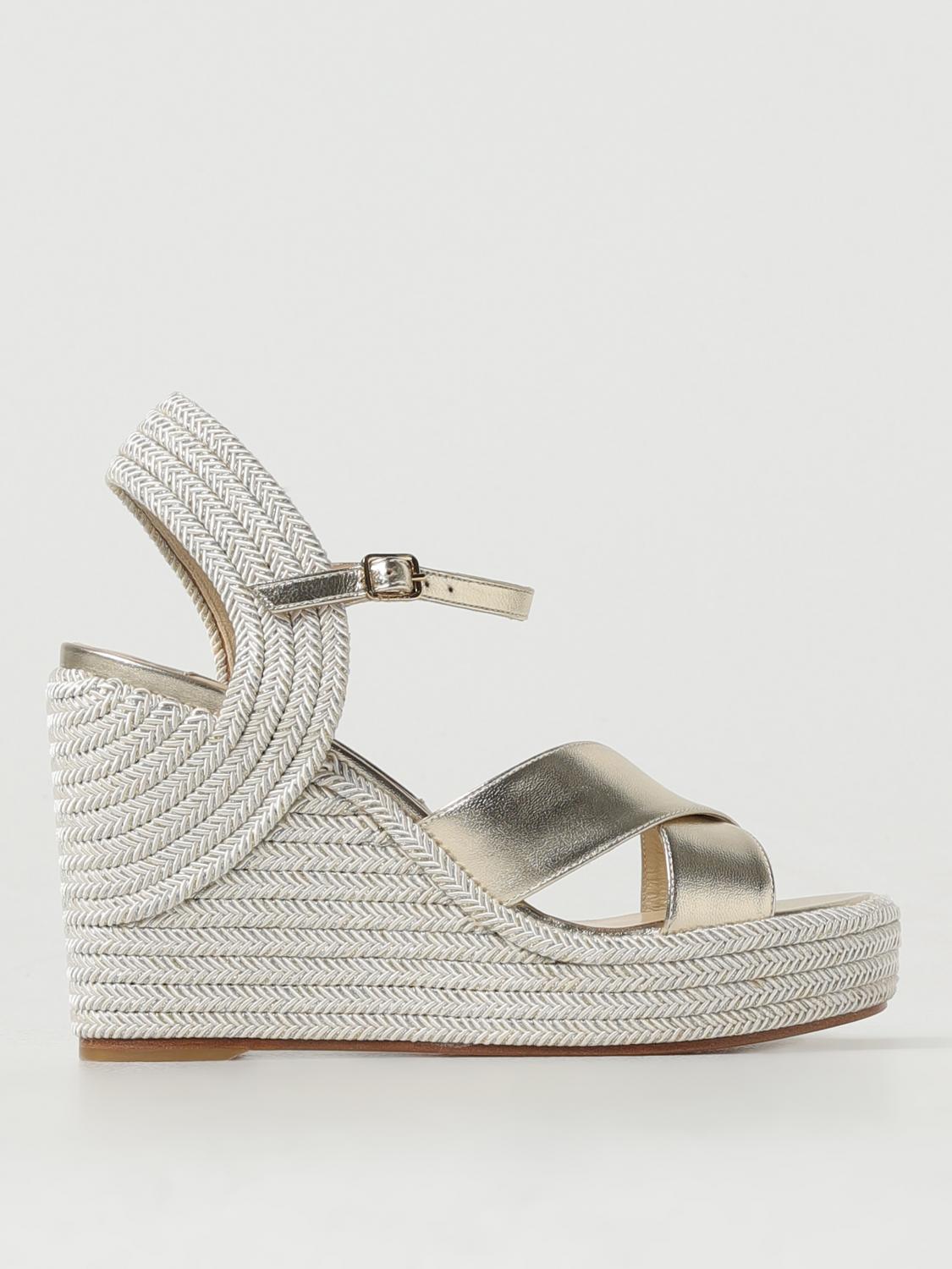 Shop Jimmy Choo Wedge Shoes  Woman Color White