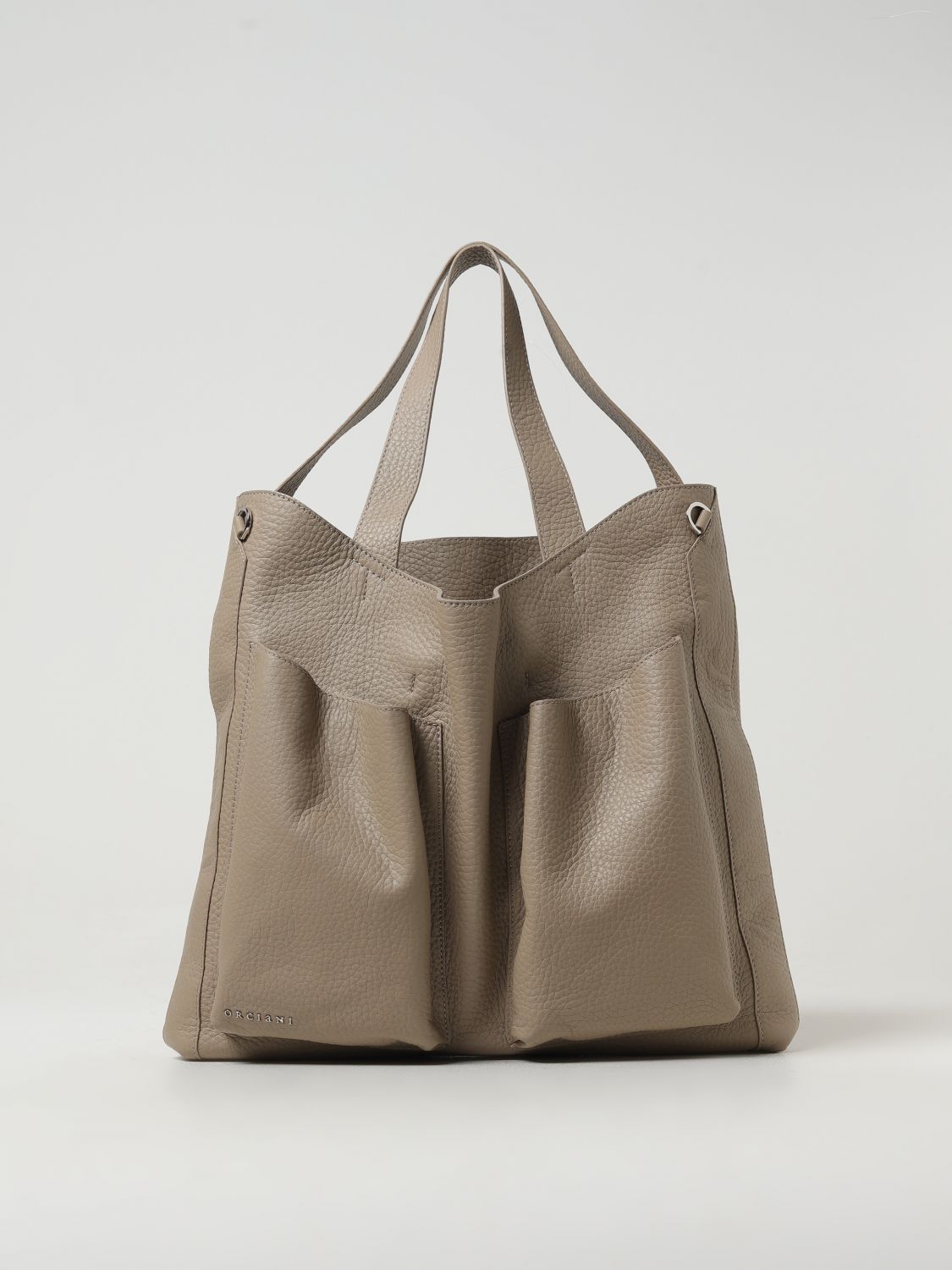 Shop Orciani Tote Bags  Woman Color Grey
