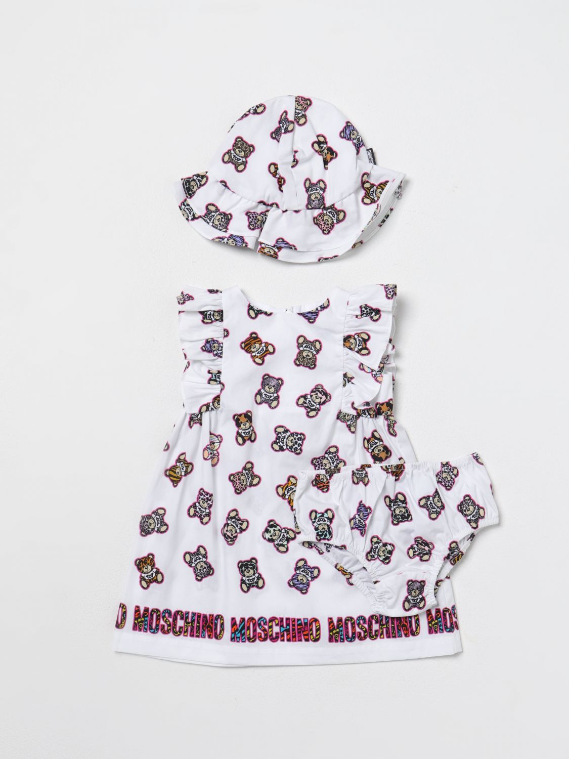 Shop Moschino Baby Romper  Kids Color White