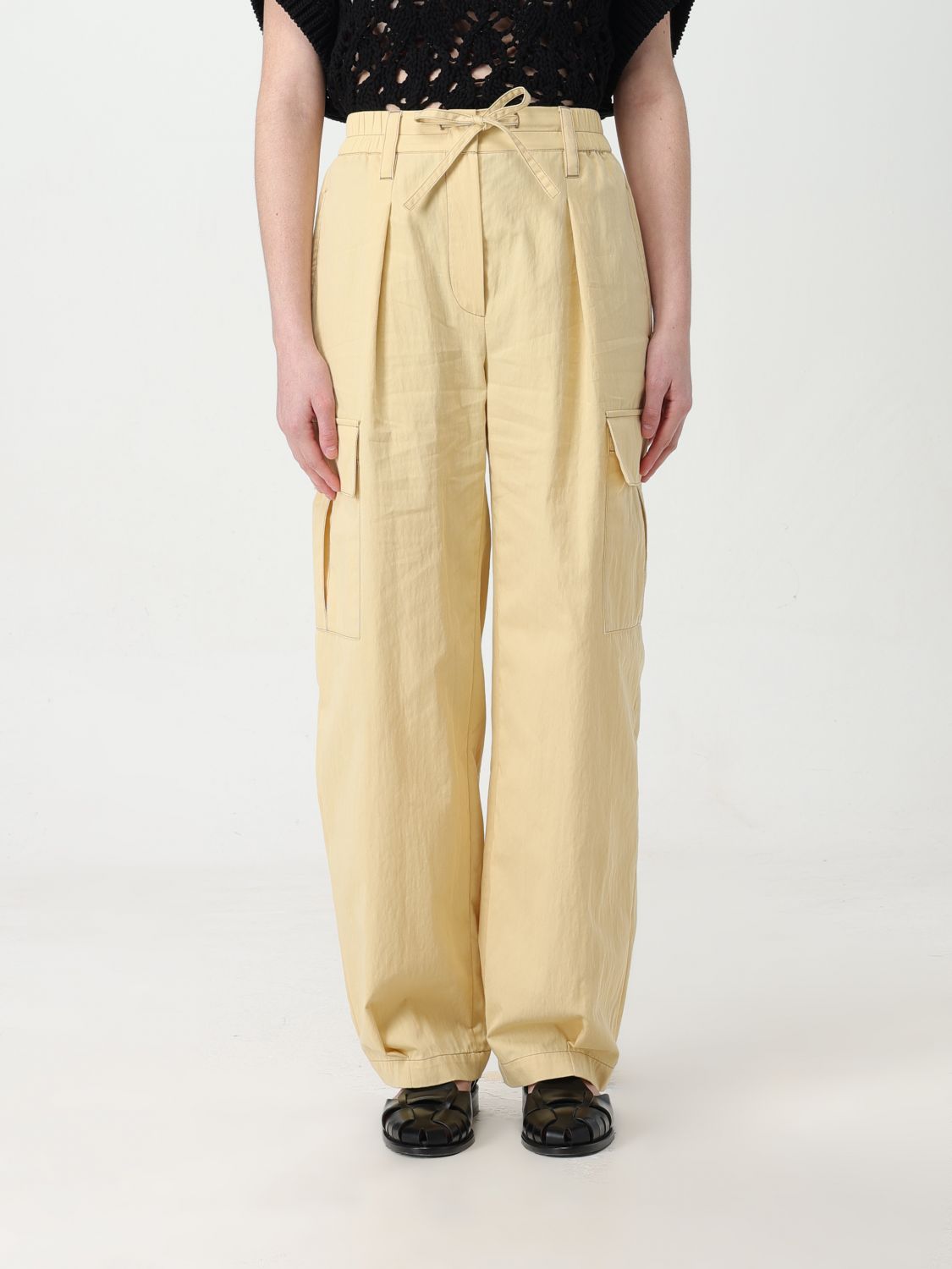 Brunello Cucinelli Pants  Woman Color Sand In 沙色