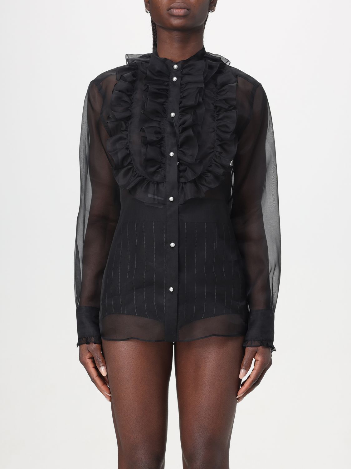 Shop Dolce & Gabbana Shirt  Woman Color Black