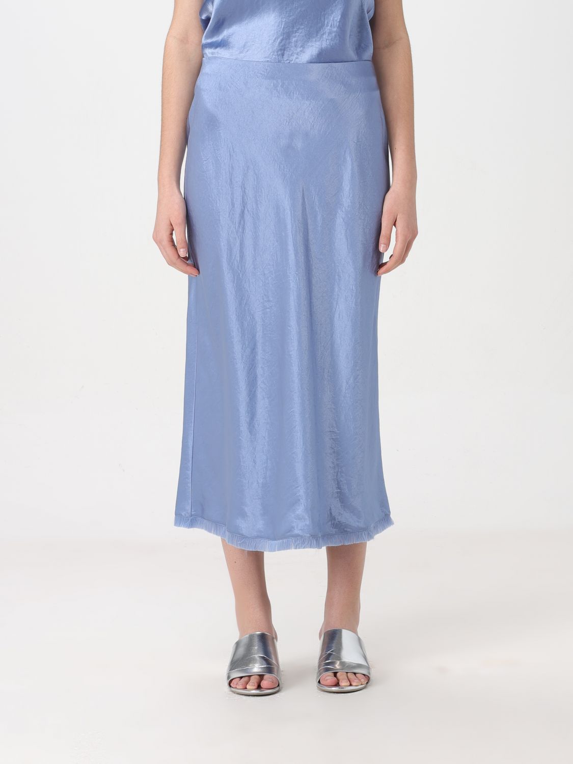 Vince Skirt  Woman Color Gnawed Blue