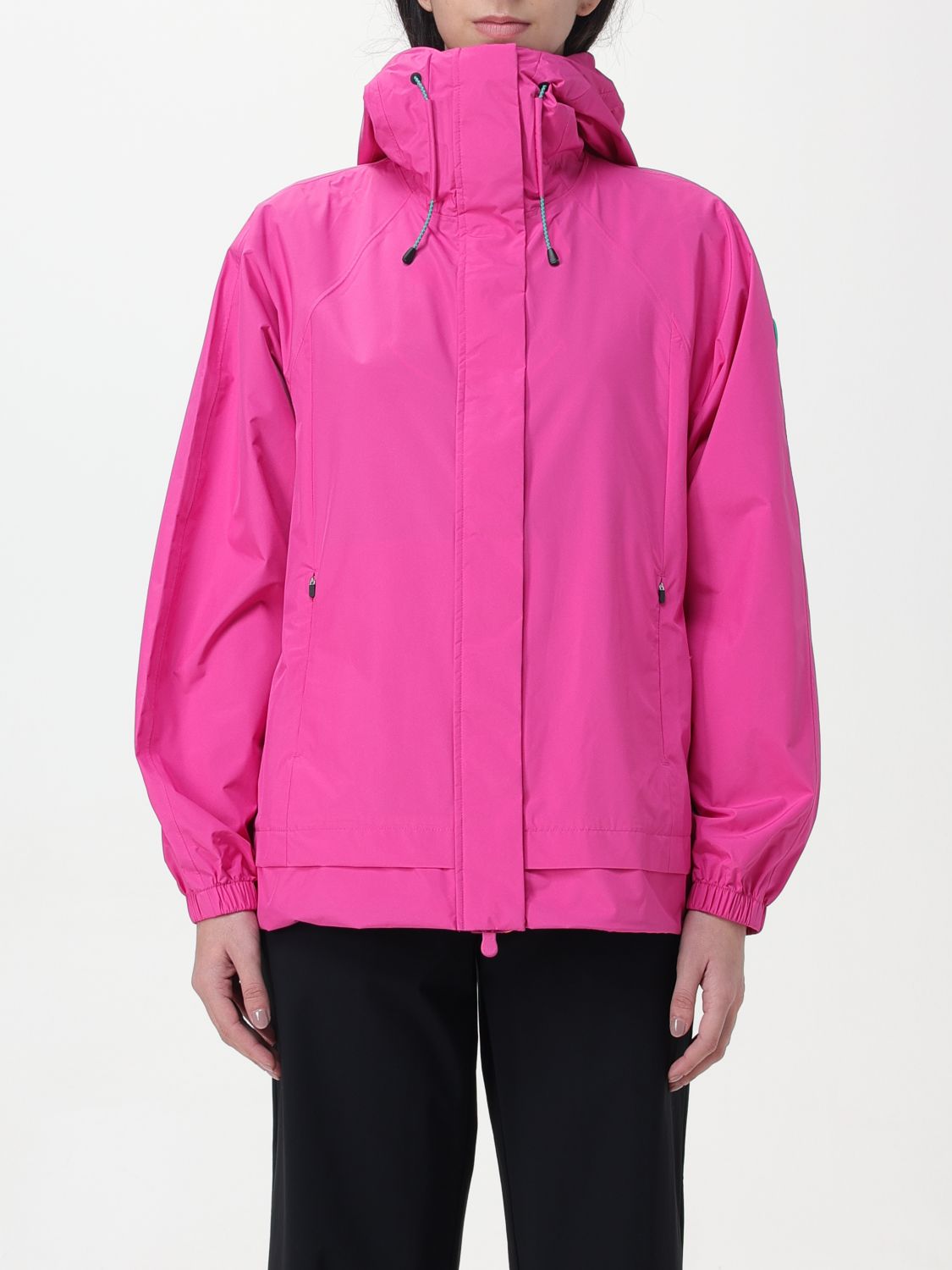 Save The Duck Jacket  Woman Color Fuchsia