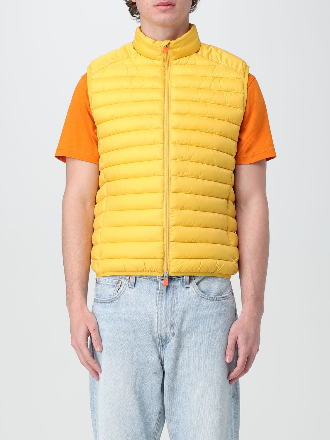 Save The Duck Jacket  Men Color Yellow