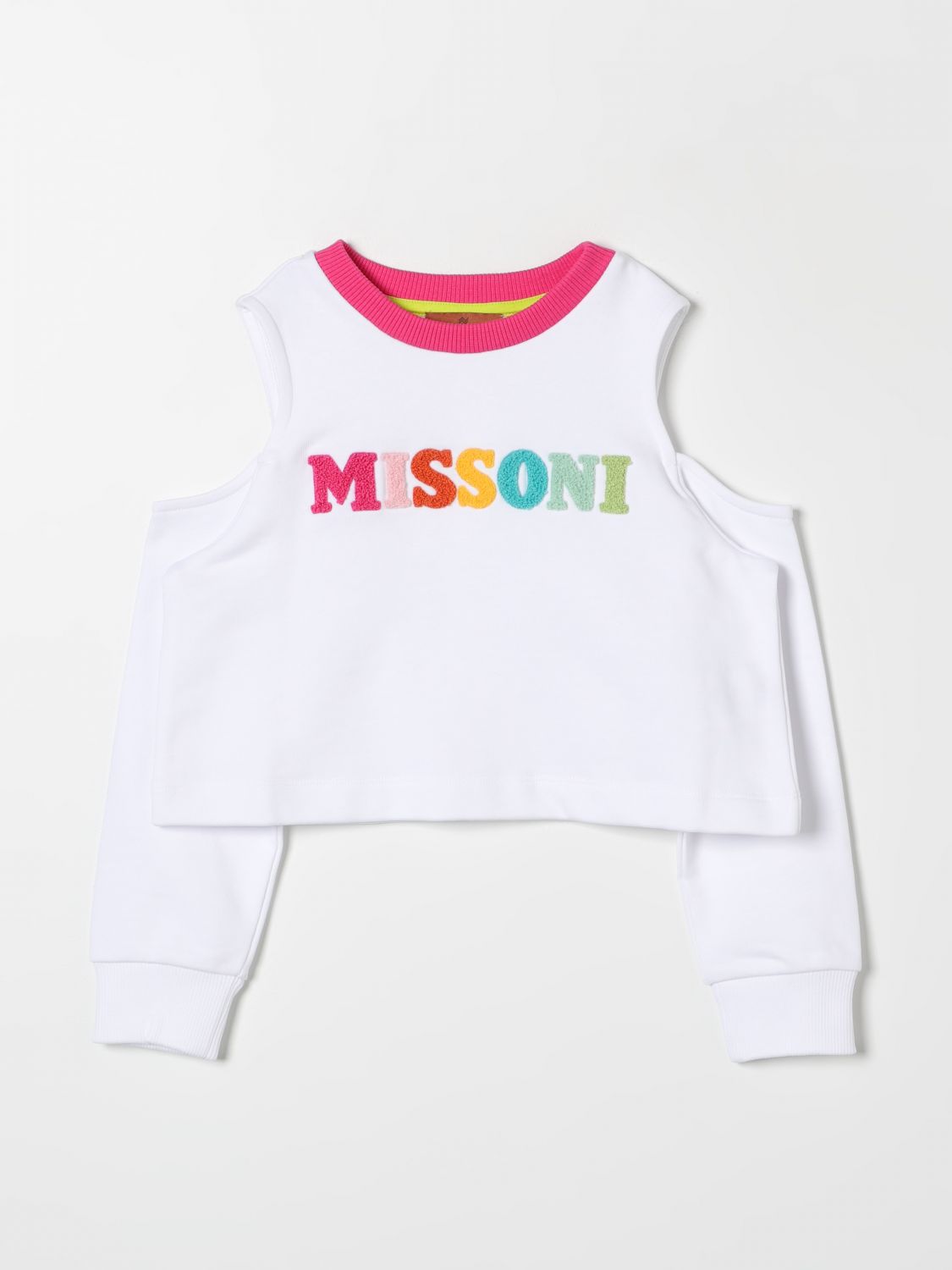 Shop Missoni Sweater  Kids Color White
