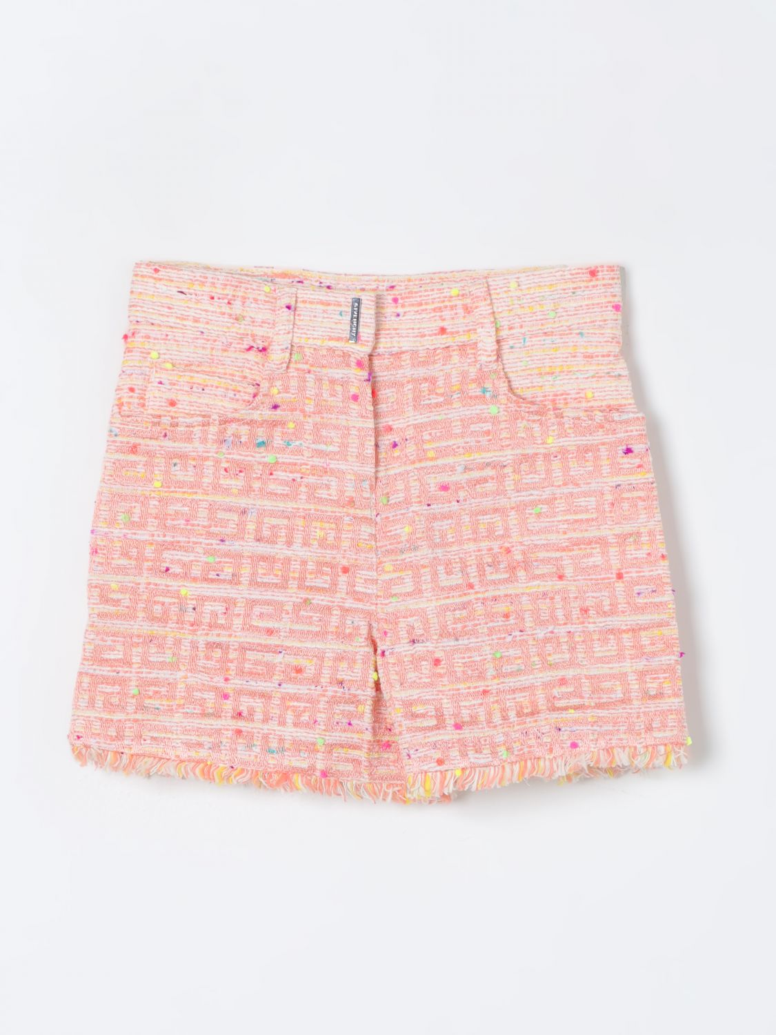 Shop Givenchy Short  Kids Color Orange