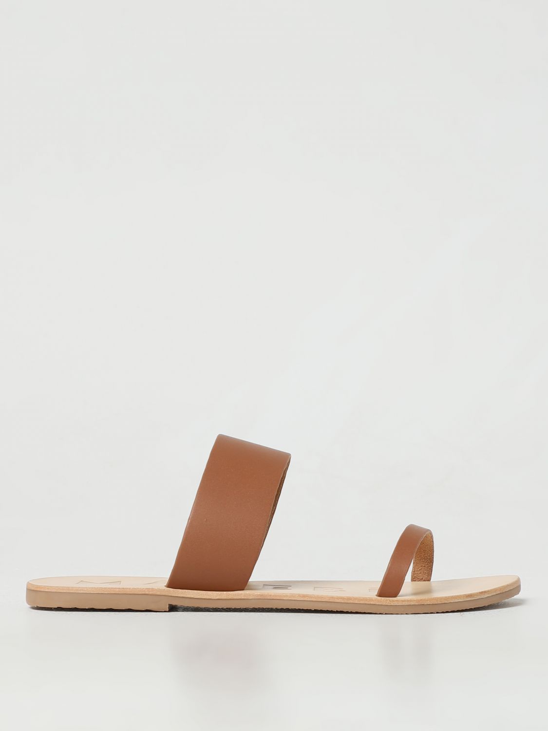 Manebi Flat Sandals  Woman Color Brown In 棕色