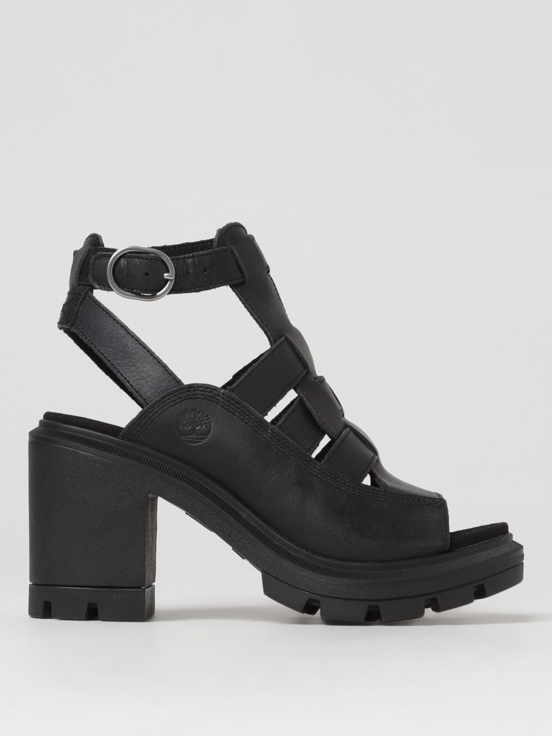 Timberland Heeled Sandals  Woman Colour Black In 黑色
