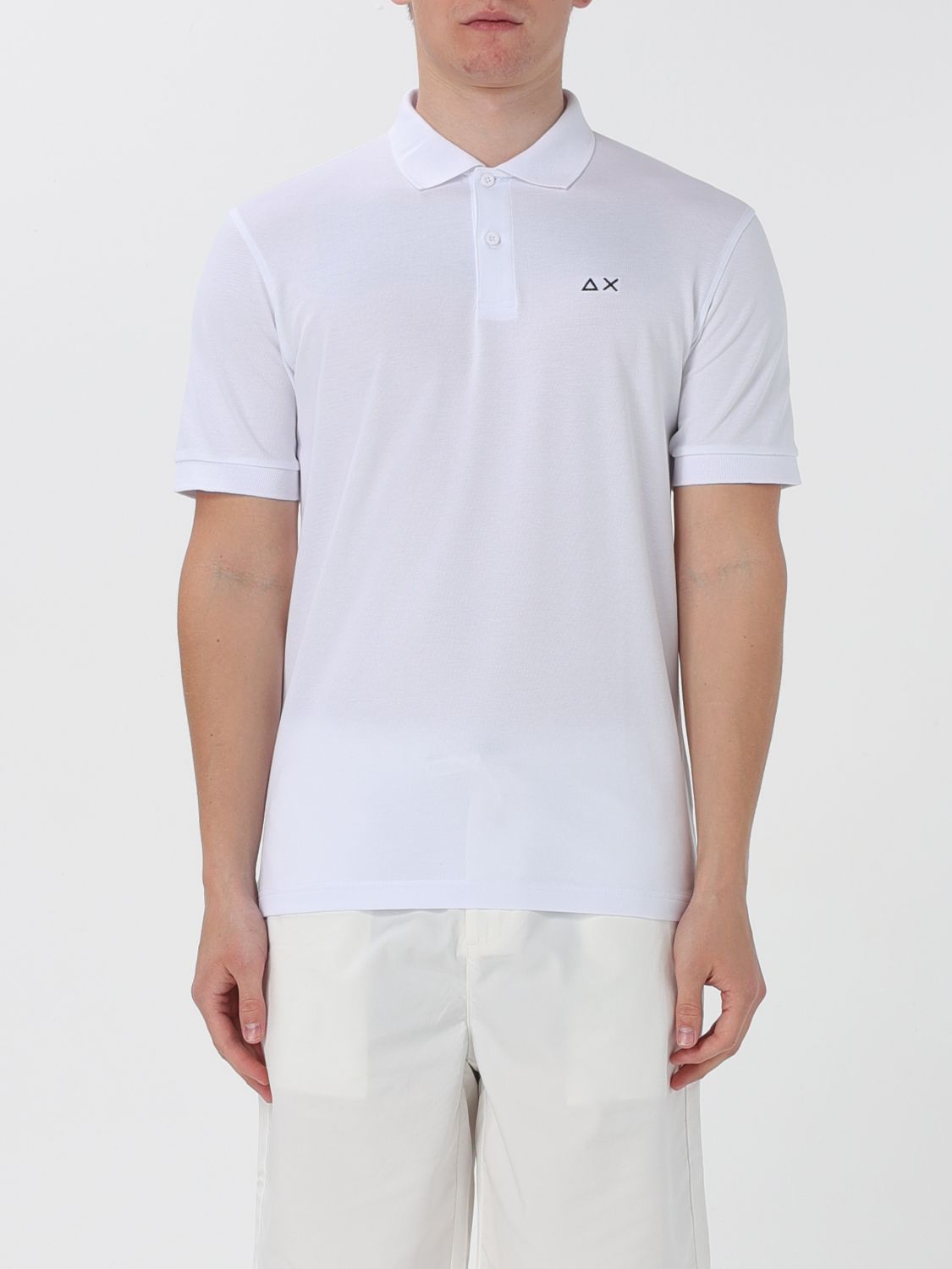 Shop Sun 68 Polo Shirt  Men Color White