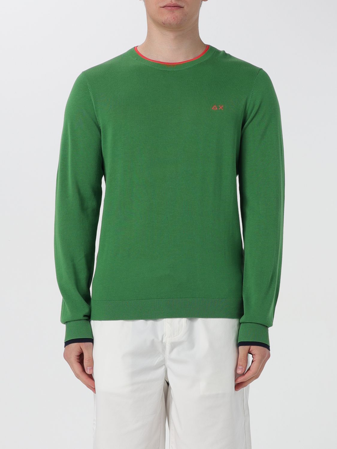 Shop Sun 68 Sweater  Men Color Green