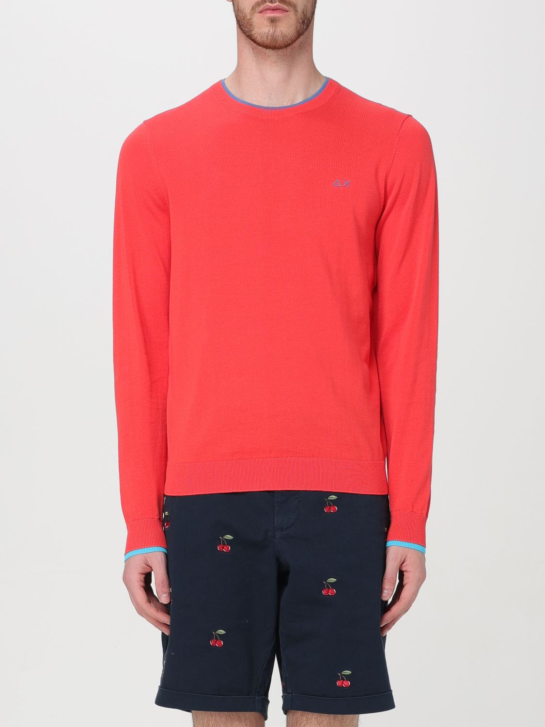 Sun 68 Sweatshirt  Men Colour Raspberry