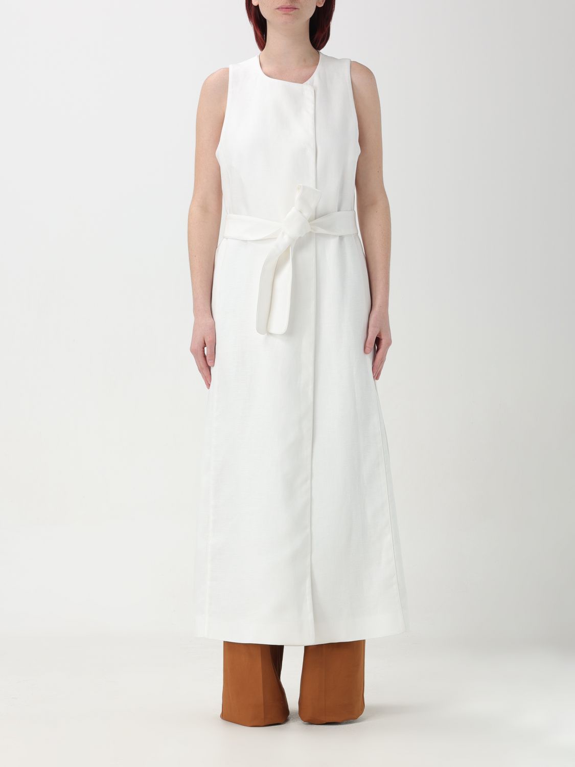 Shop Max Mara Dress  Woman Color White
