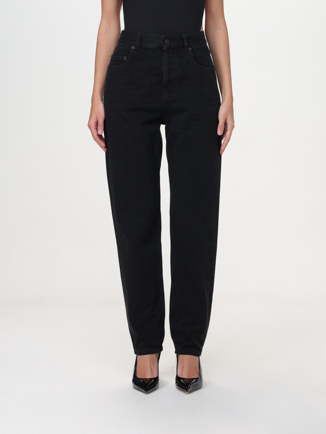 Saint Laurent SAINT LAURENT Jeans Woman color Blue　SAINT LAURENT ジーンズ レディース カラー ブルー