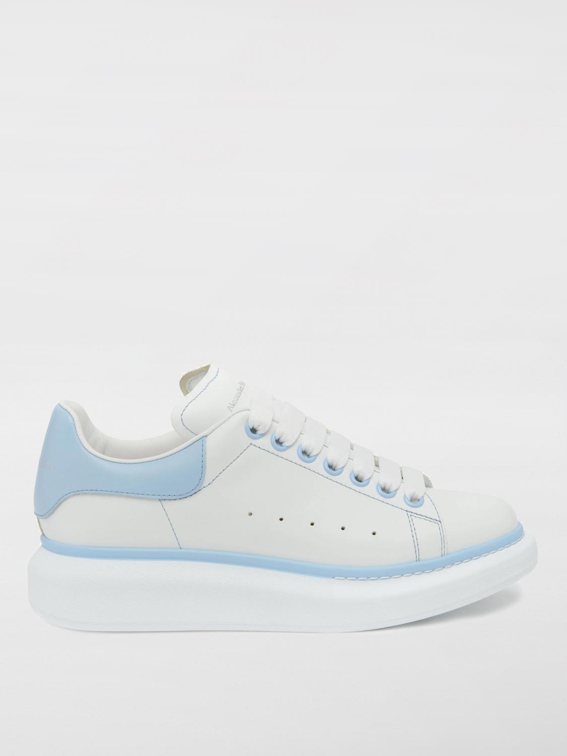 Shop Alexander Mcqueen Sneakers  Woman Color White 1