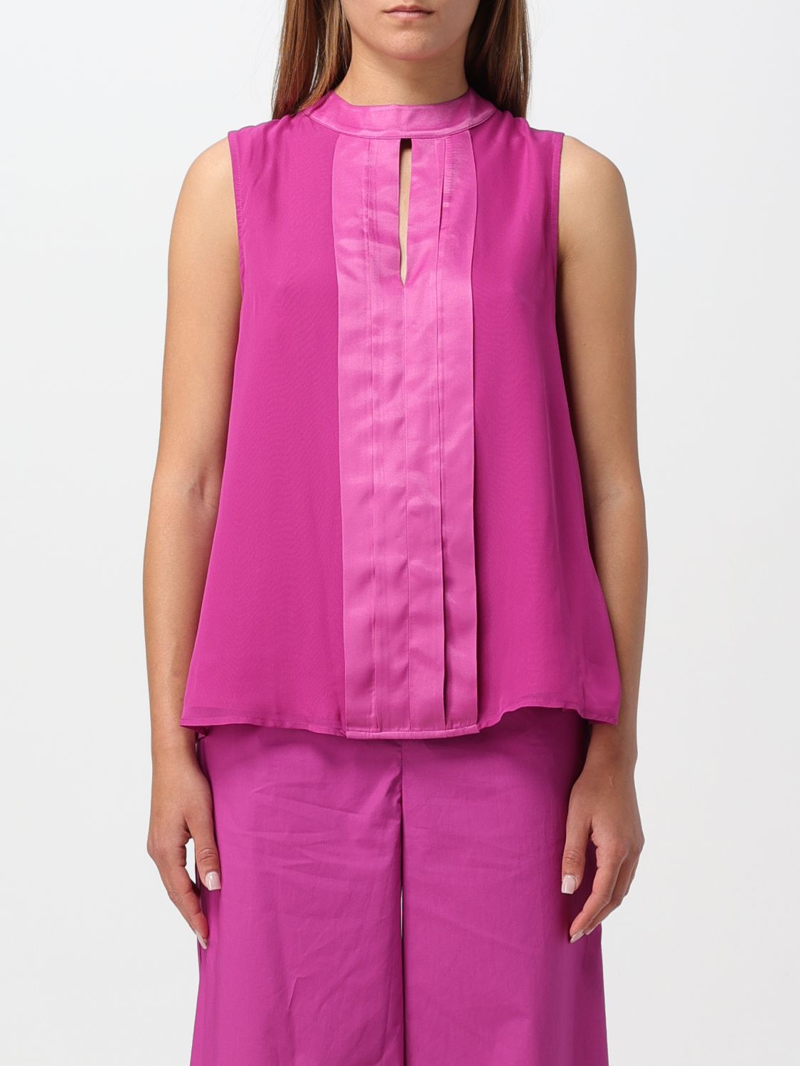 Shop Liu •jo Top Liu Jo Woman Color Wisteria