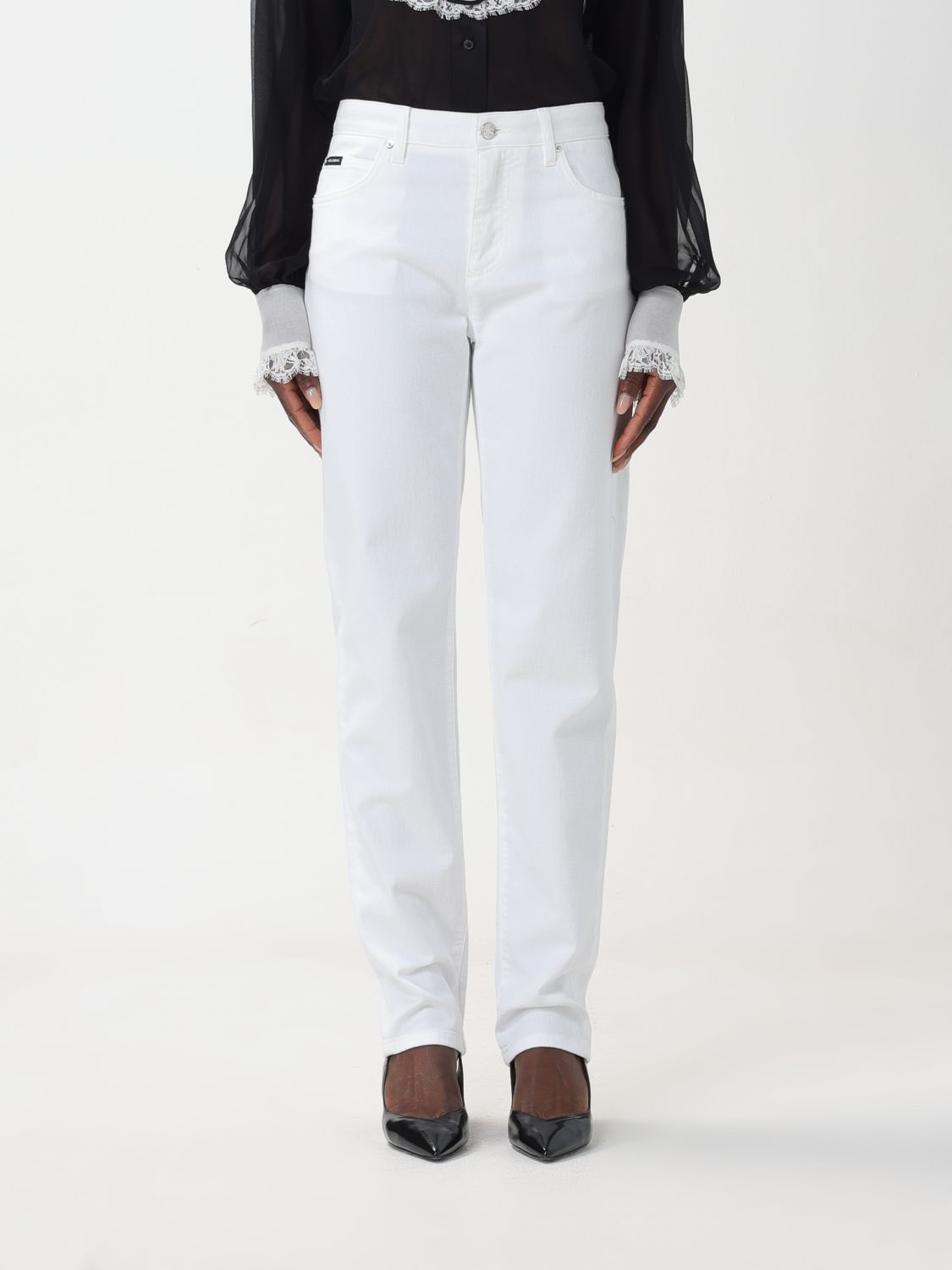 Dolce & Gabbana Jeans  Woman Color White