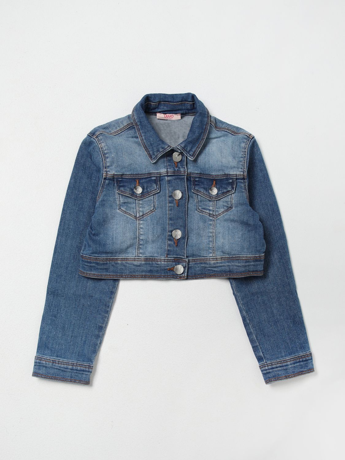 Shop Liu •jo Jacket Liu Jo Kids Color Blue