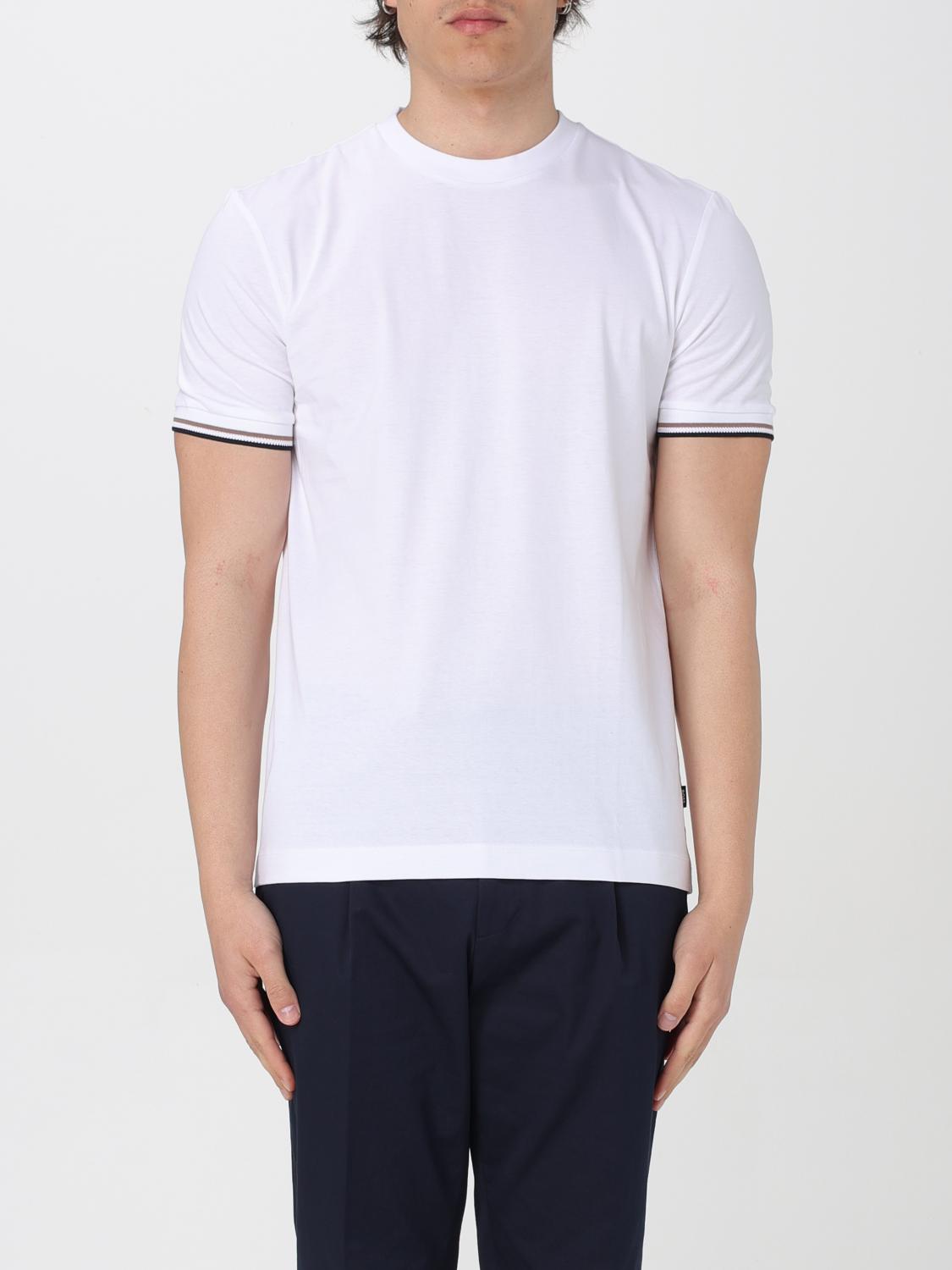 Shop Hugo Boss T-shirt Boss Men Color White