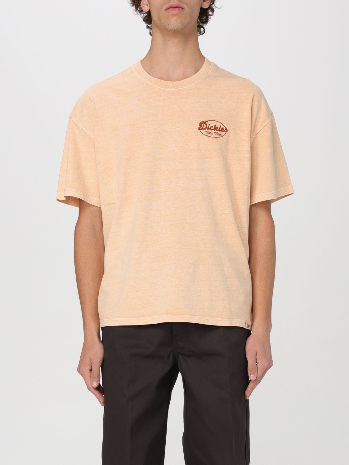 Shop Dickies T-shirt  Men Color Orange