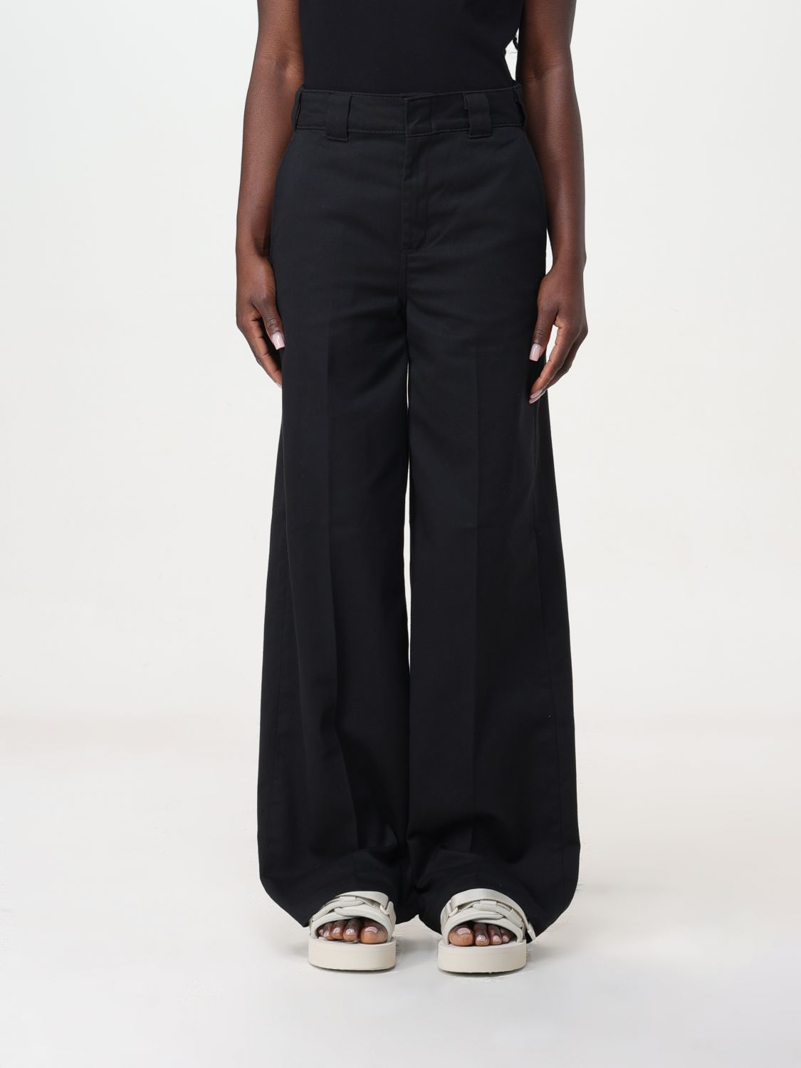 Shop Dickies Pants  Woman Color Black