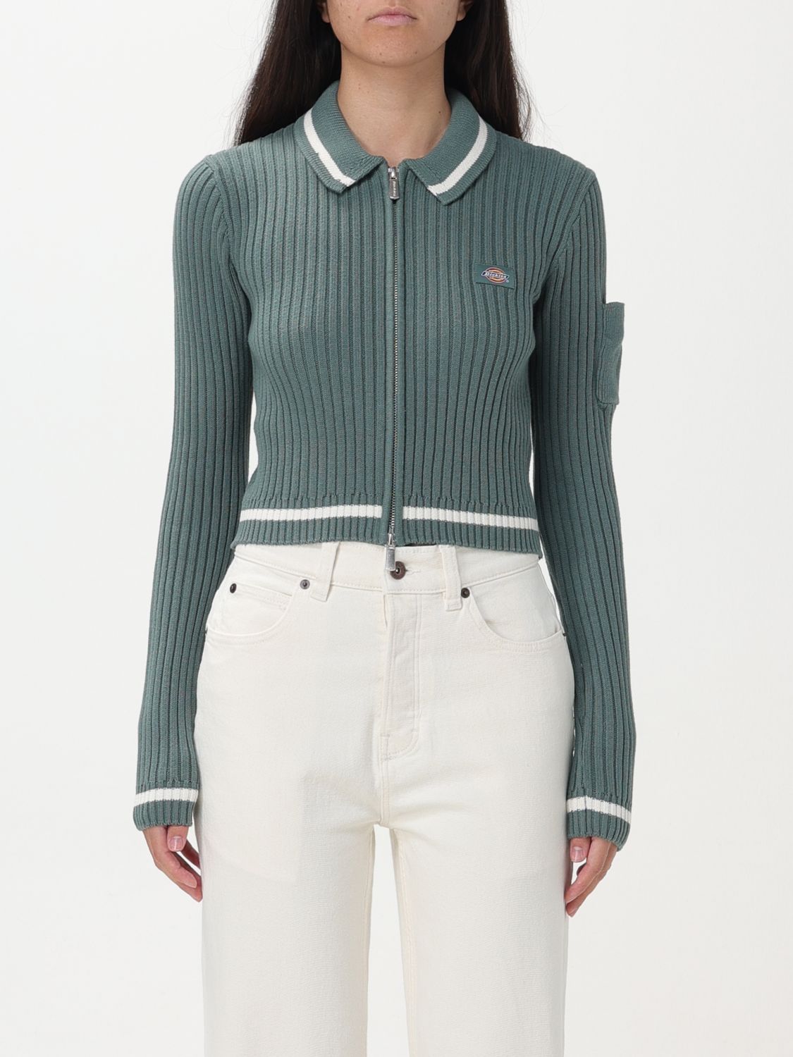 Shop Dickies Sweater  Woman Color Green
