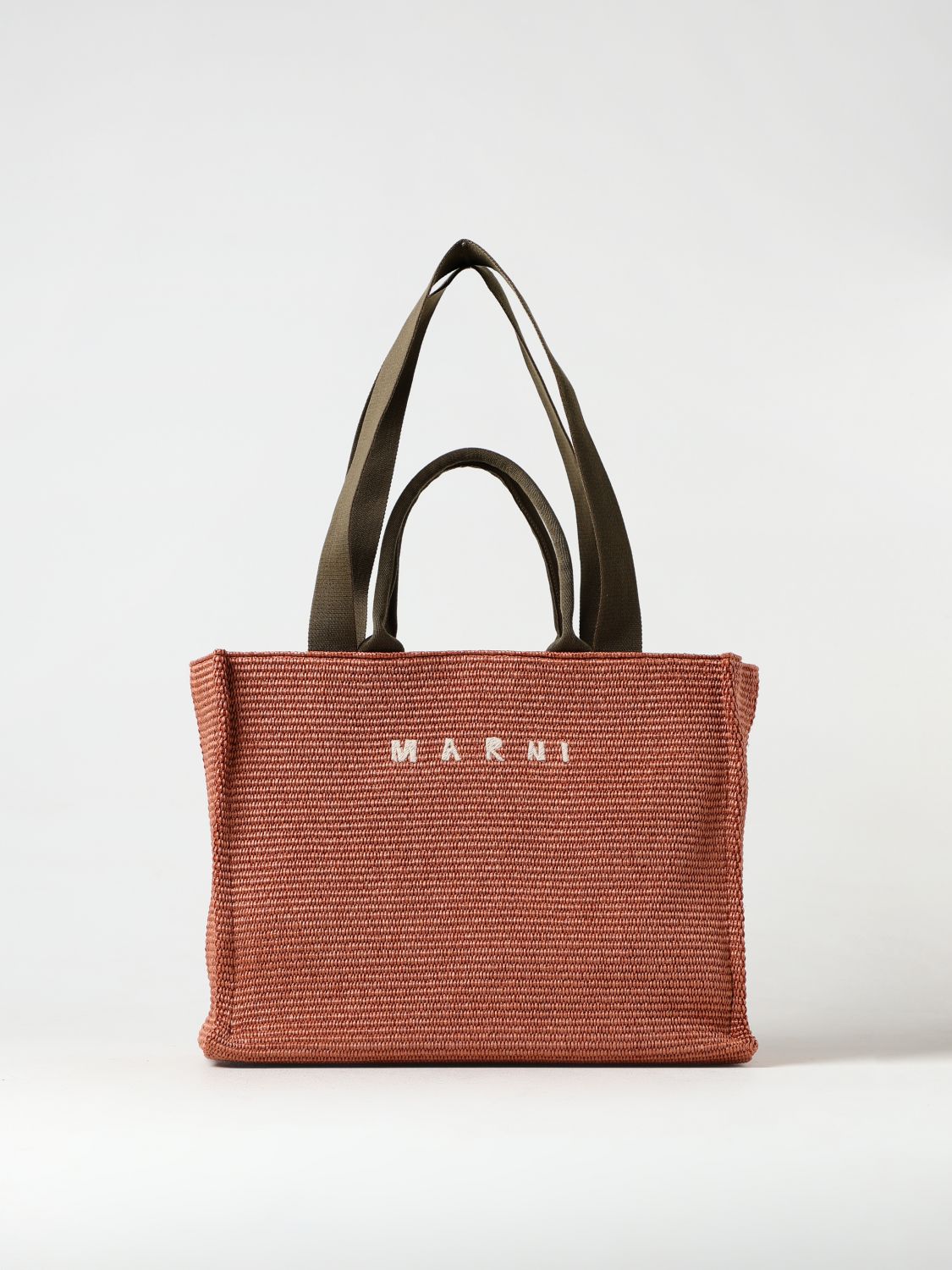 Marni Tote Bags  Woman Color Brick Red In 砖红色