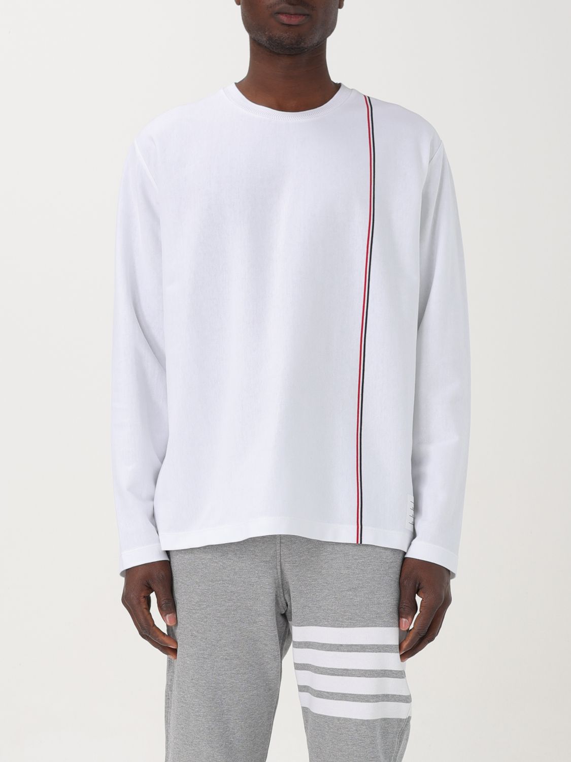 Shop Thom Browne T-shirt  Men Color White In Weiss