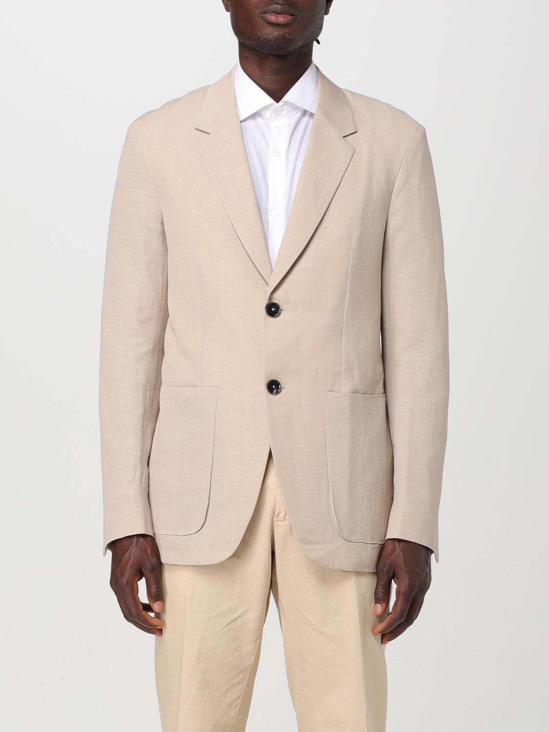 ZEGNA: Jacket men - Beige | Zegna blazer 776505A71AR4A0 online at ...