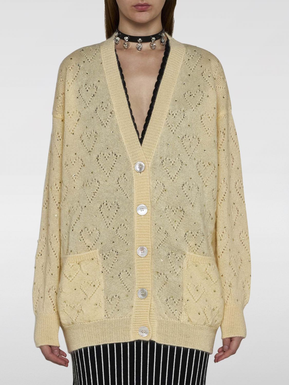 Alessandra Rich Sweater  Woman Color Yellow