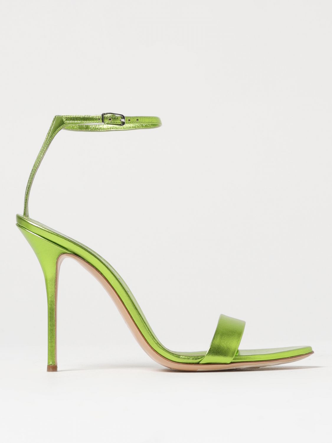 Casadei Heeled Sandals Woman Color Green In Green
