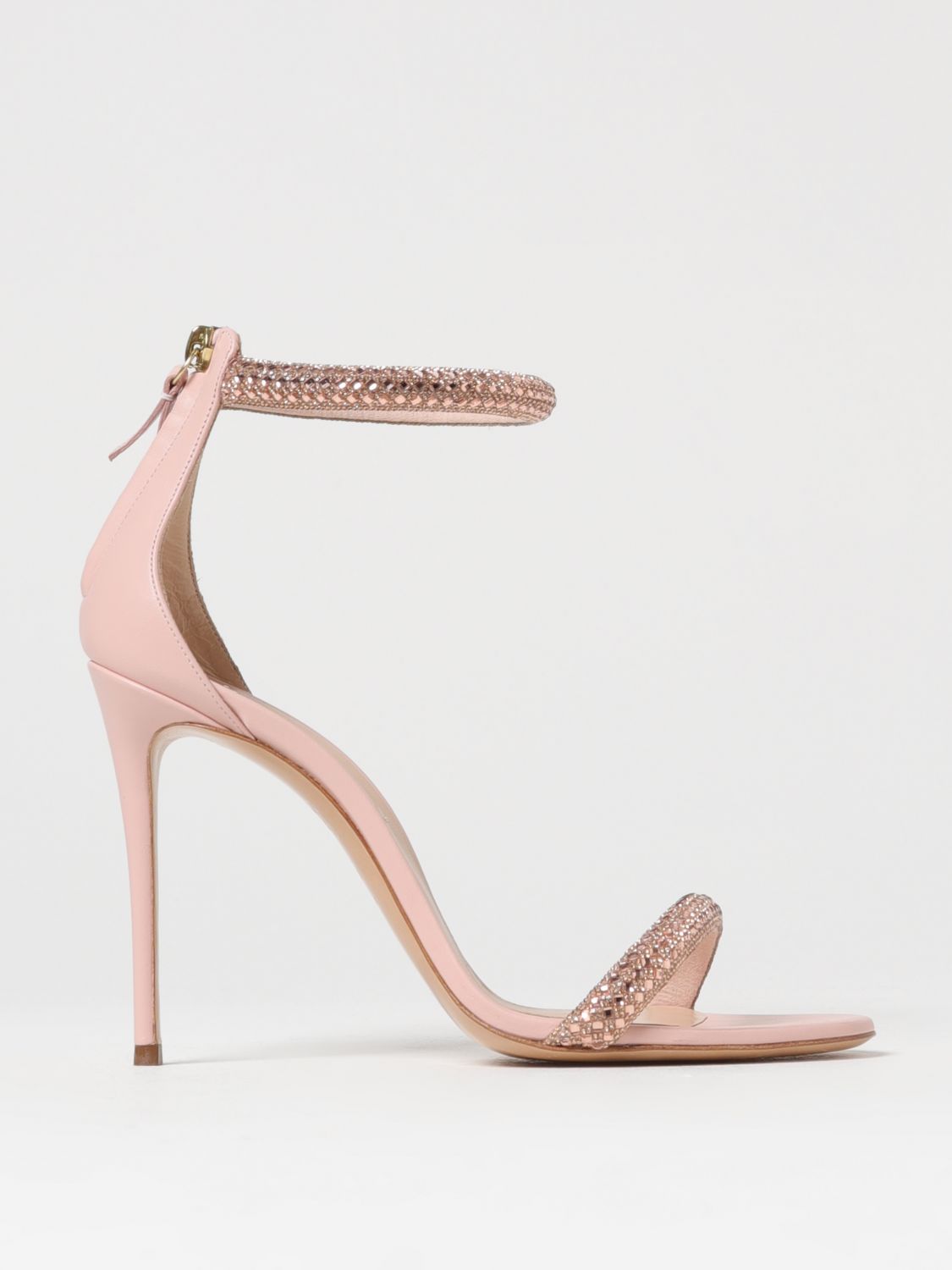 Shop Casadei Heeled Sandals  Woman Color Peach