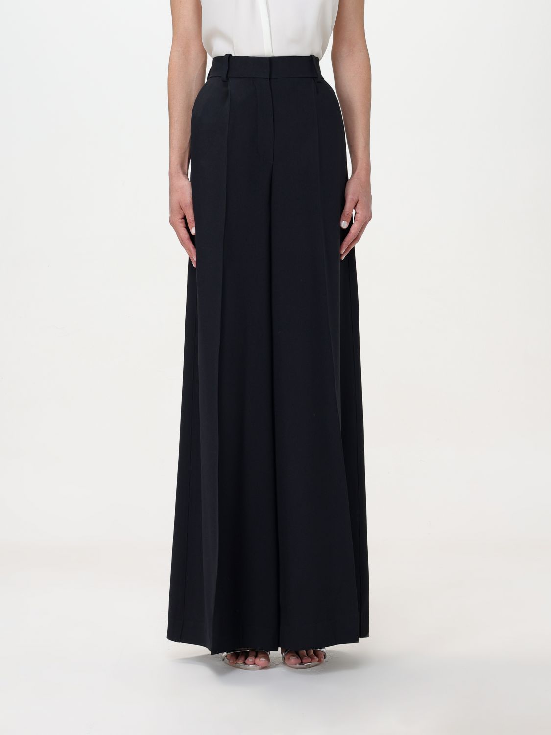 Nina Ricci Trousers  Woman Colour Black In 黑色