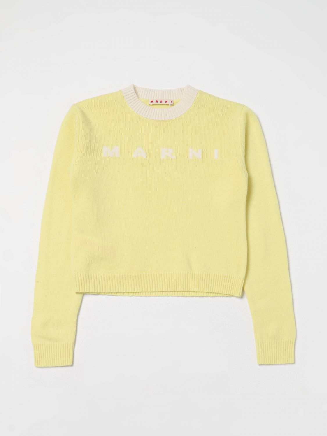 Shop Marni Sweater  Kids Color Yellow