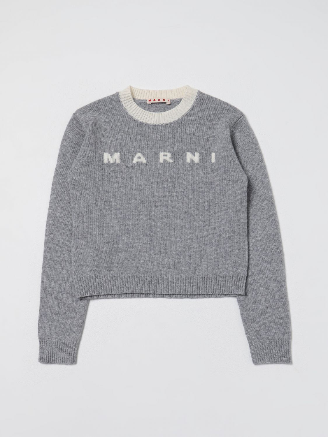 Shop Marni Sweater  Kids Color Grey