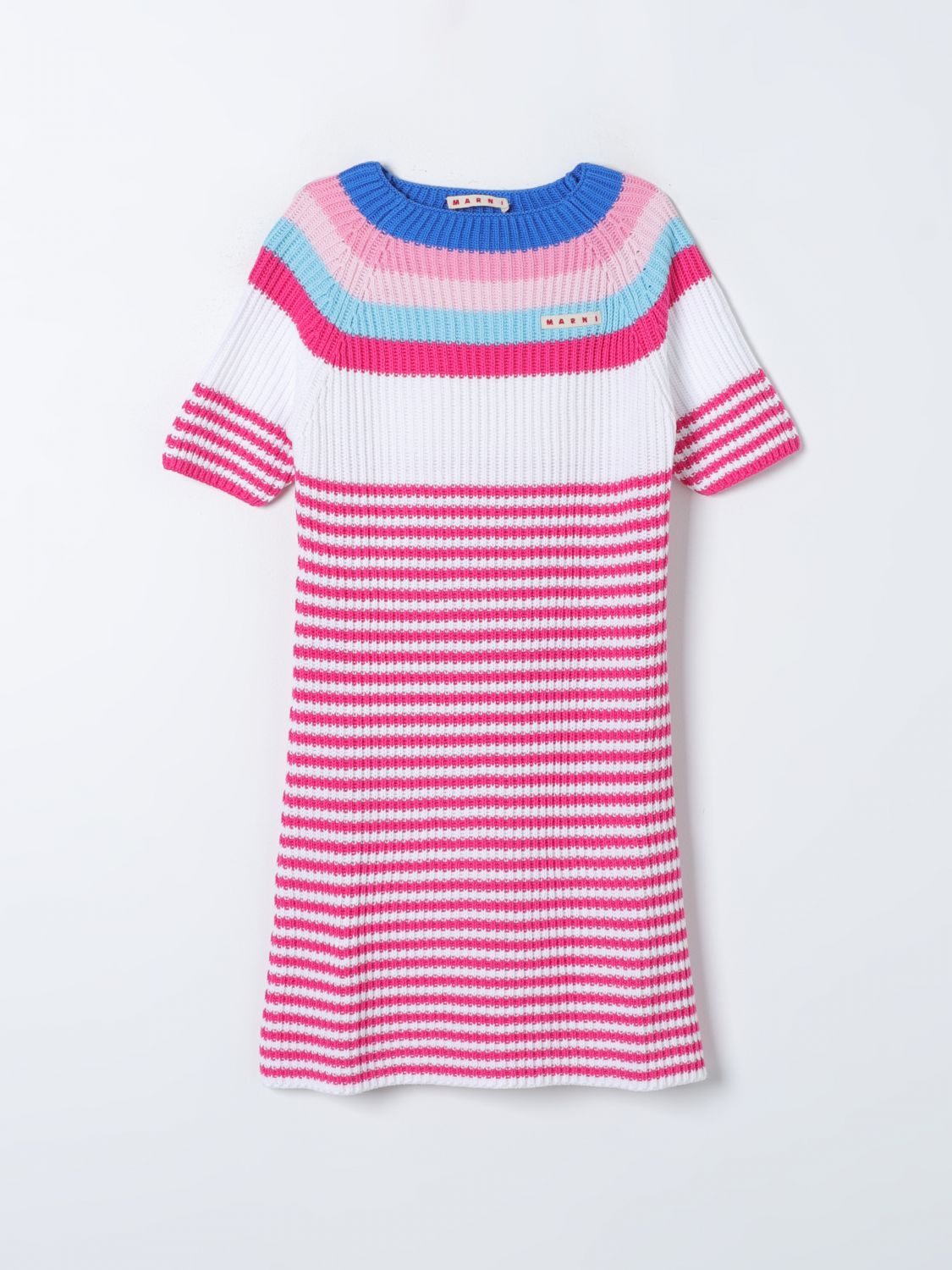 Shop Marni Dress  Kids Color Pink