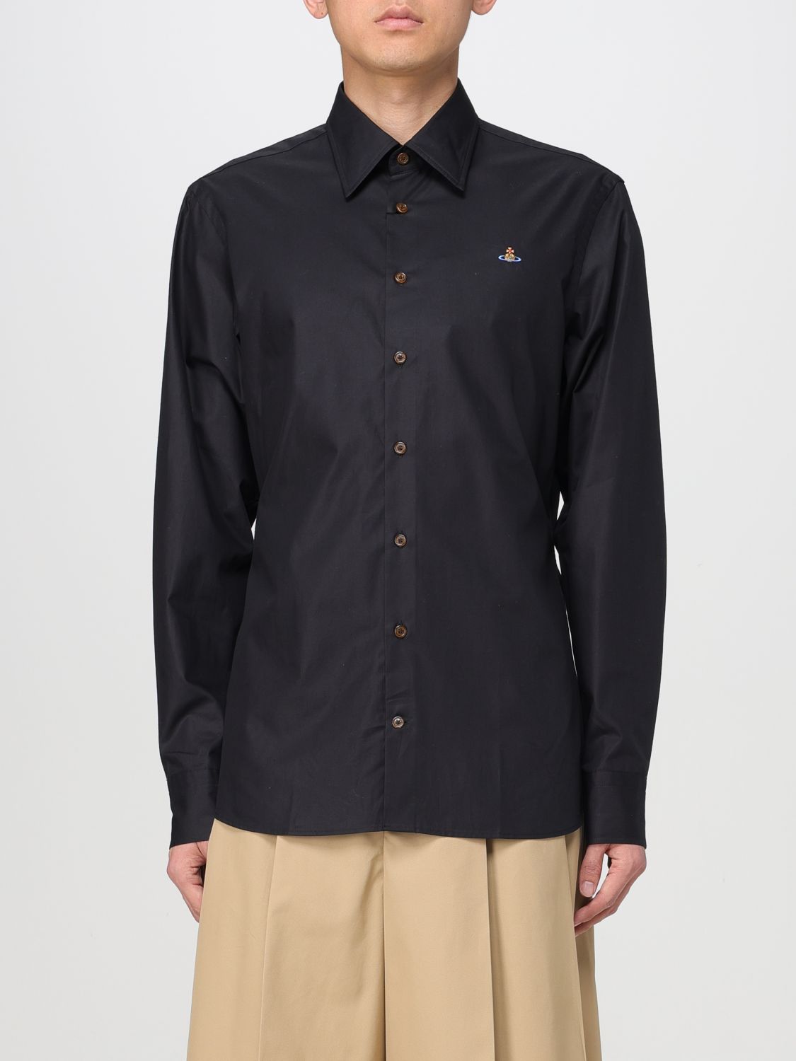 Shop Vivienne Westwood Shirt  Men Color Black